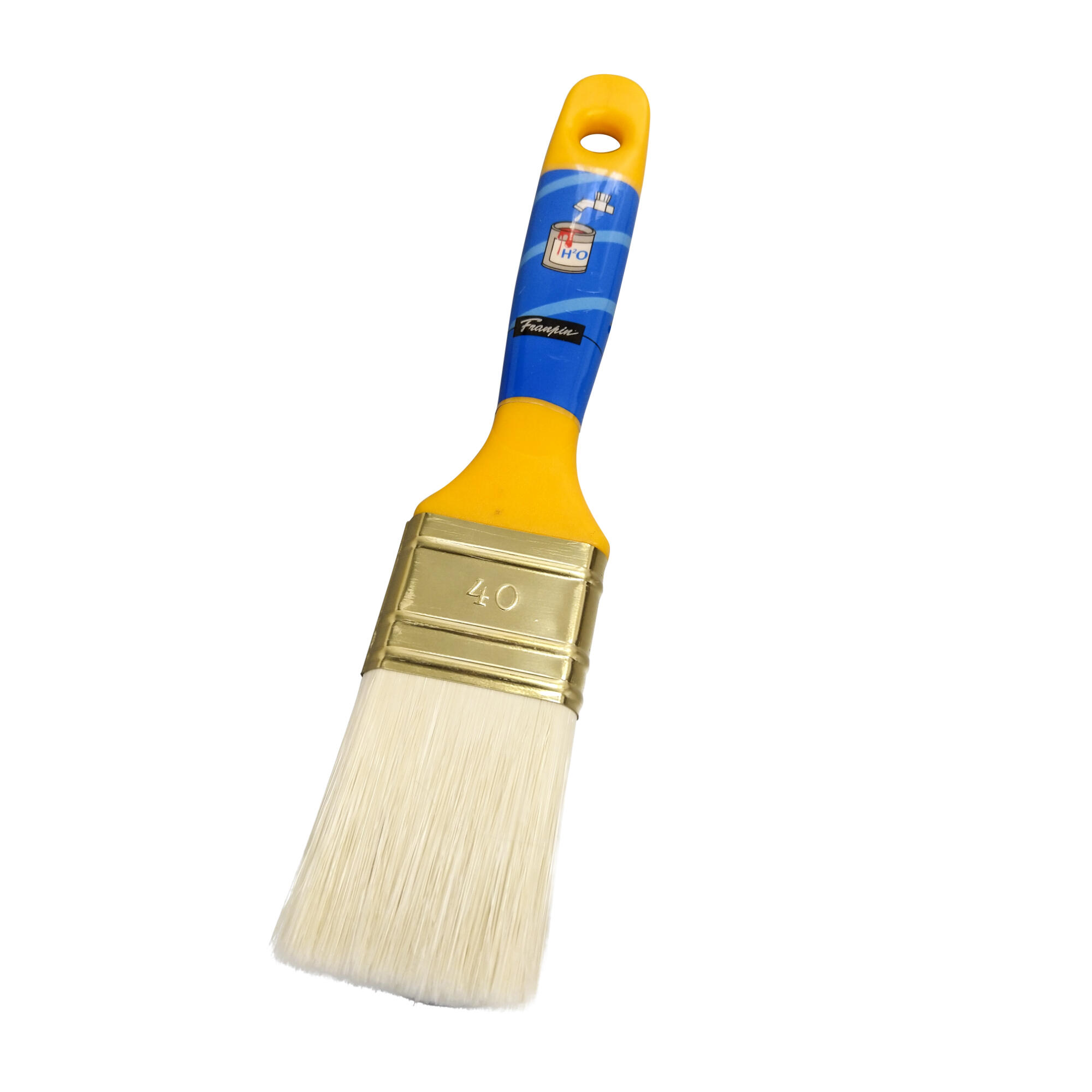Pensula plata Nespoli FillPro, pentru vopsea acrilica, latime 40 mm, maner plastic