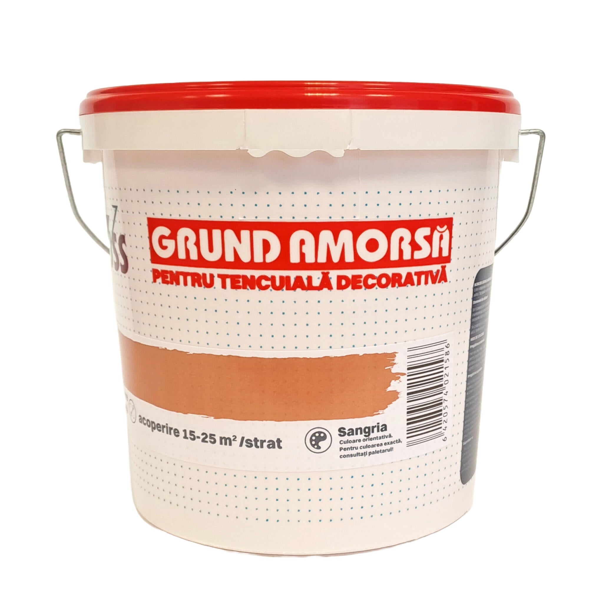 Grund Bonuss pentru tencuiala decorativa, interior/exterior, sangria, 5 kg