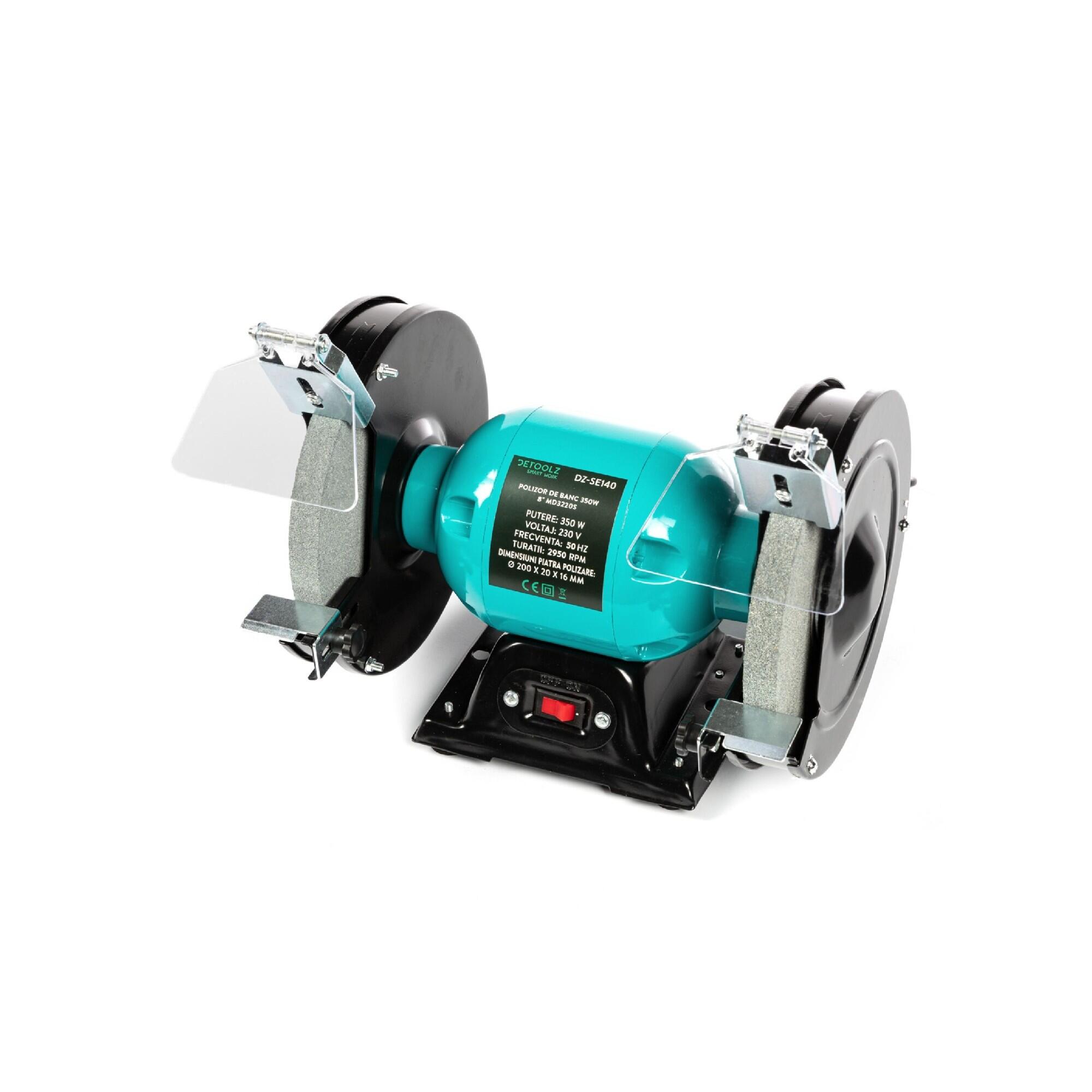 Polizor de banc Detoolz DZ-SE140, 350 W, Ø 200 mm