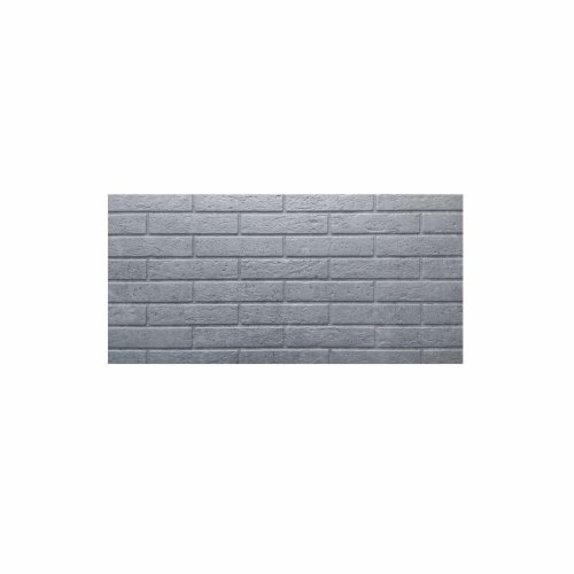 Set 4 panouri decorative, aspect caramida, 50 x 100 cm, gri inchis 4buc