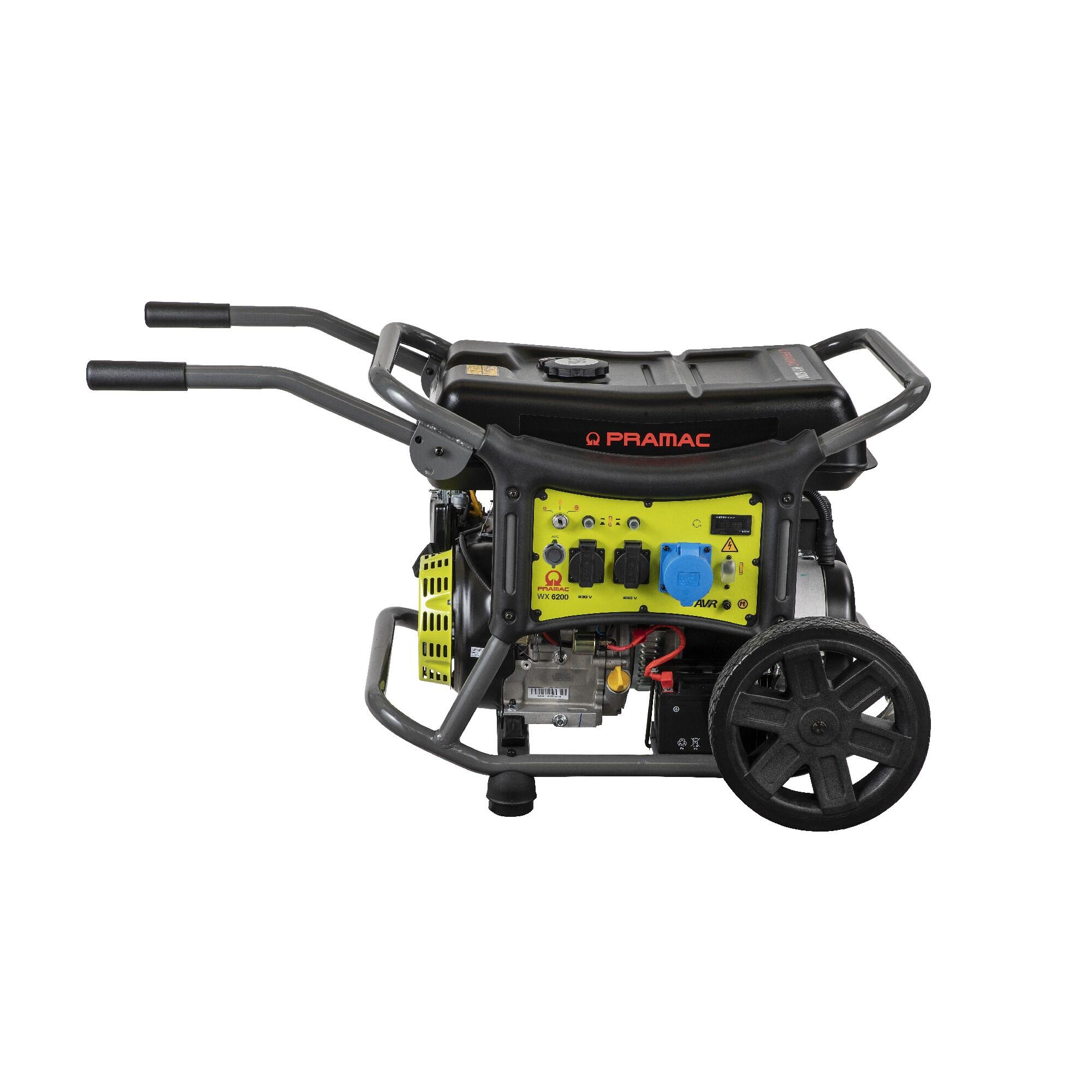 Generator curent Pramac WX6200+CONN, pe benzina, monofazic, 5.8 kW
