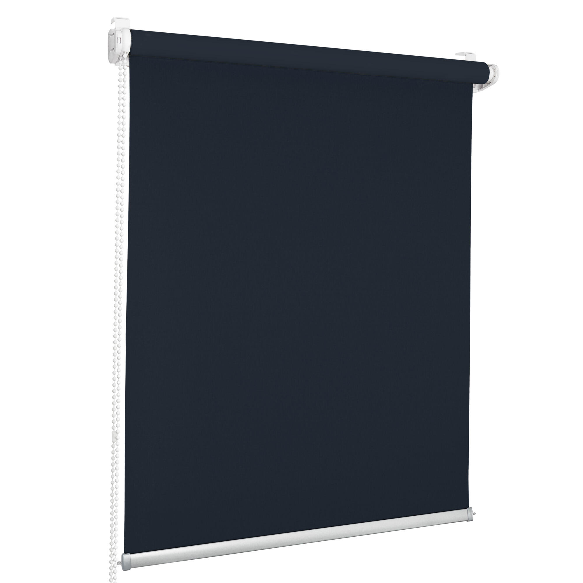 Roleta textila opaca, Navy Blue, 97 x 150 cm, albastru inchis