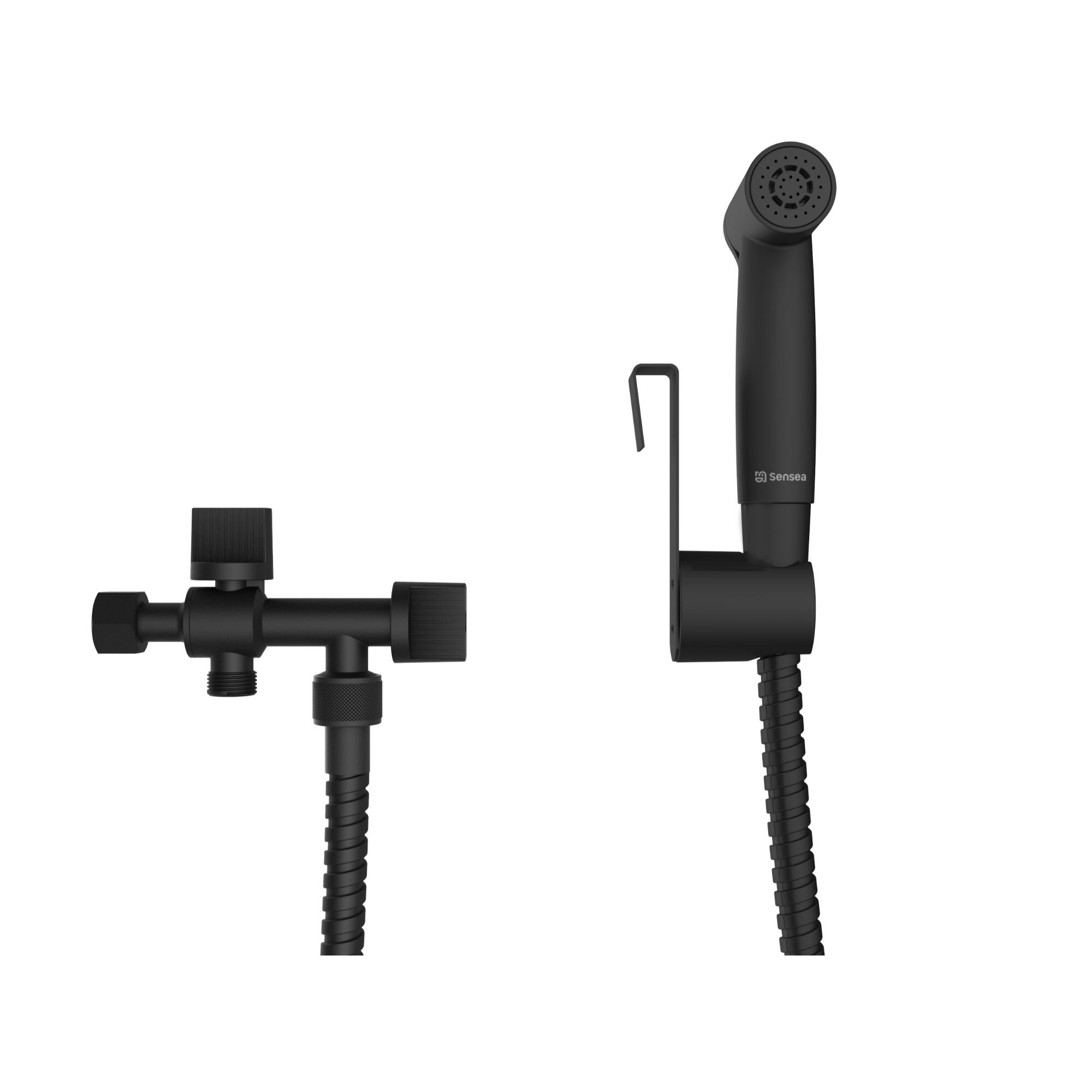 Sistem dus igienic Sensea Essential, negru