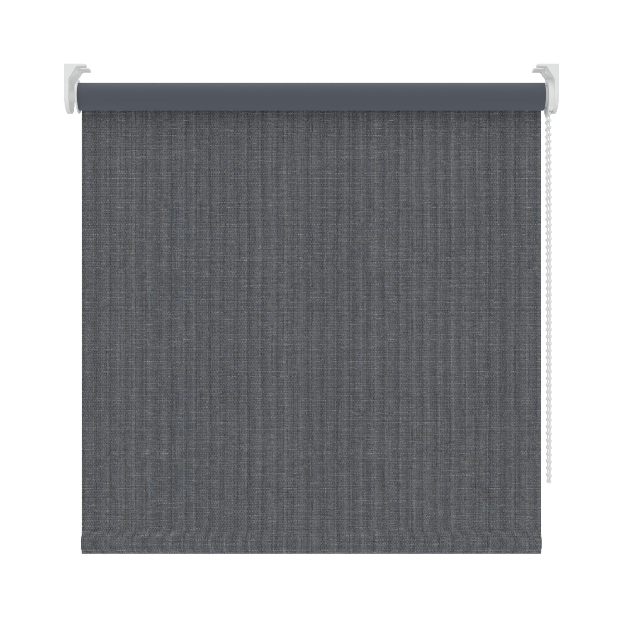 Roleta textila opaca, 60 x 190 cm, gri inchis