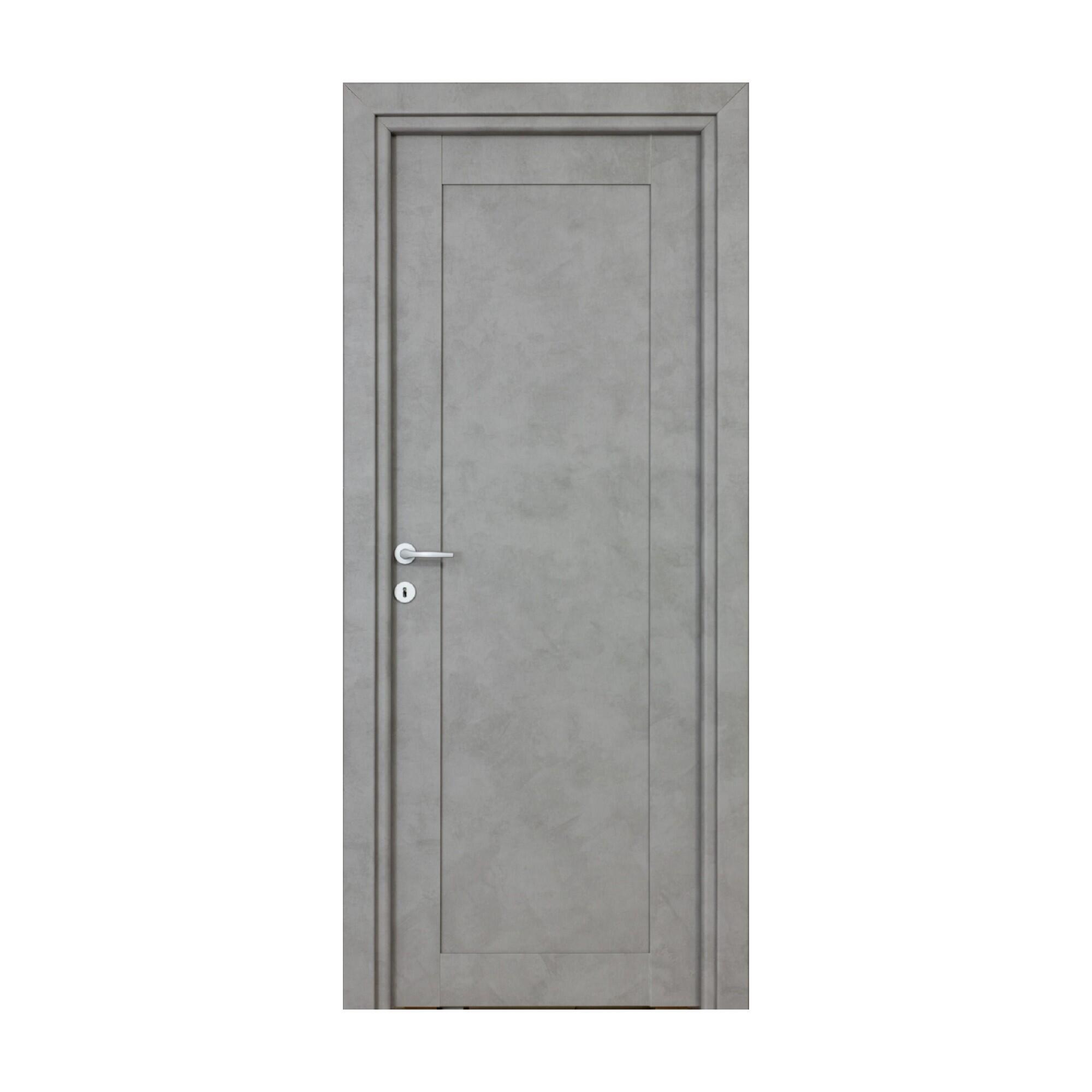 Usa interior MDF, Mod Panel, cu toc din MDF, latime 88, dreapta/stanga, gri