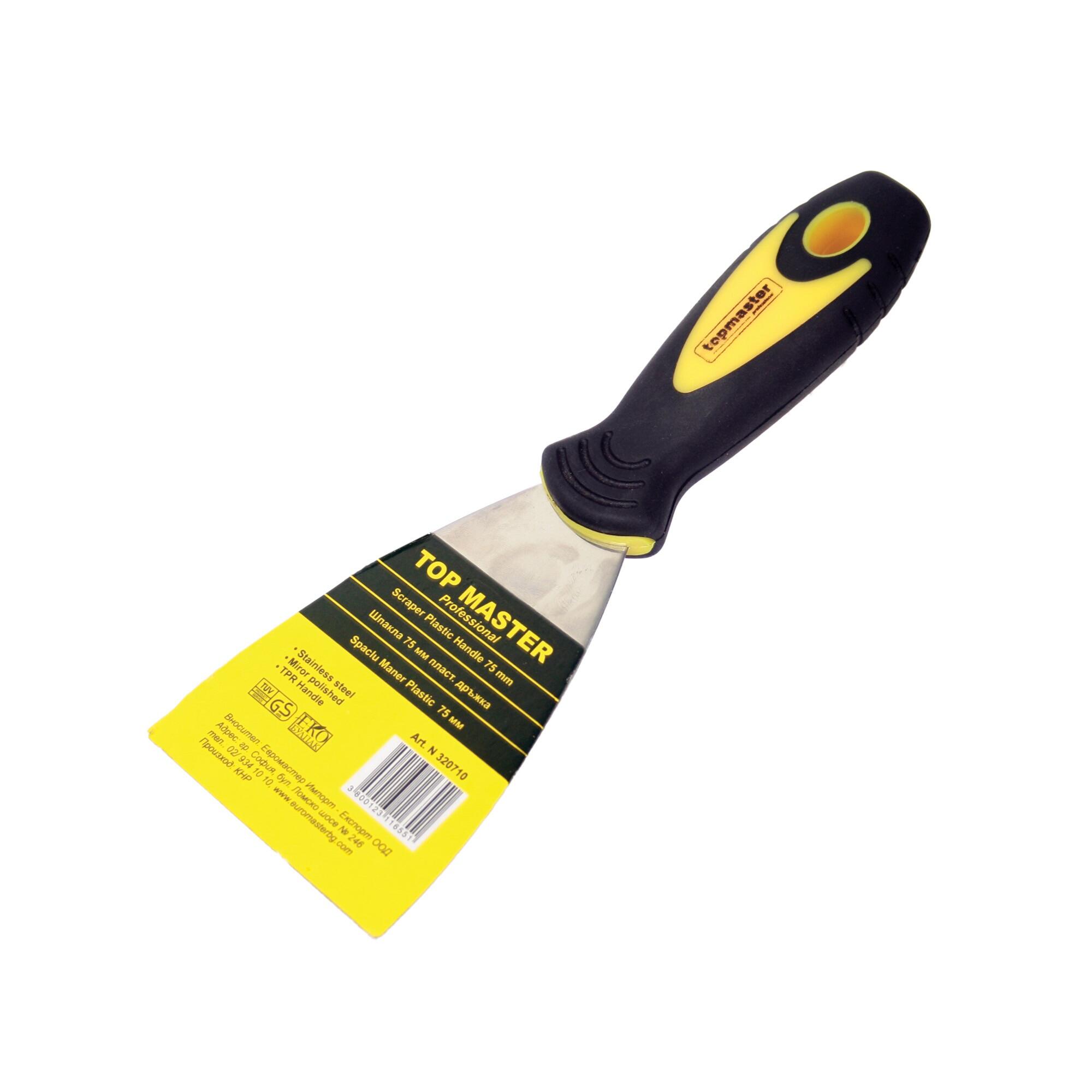 Spaclu inox Top Master, maner plastic, 80 mm | Leroy Merlin
