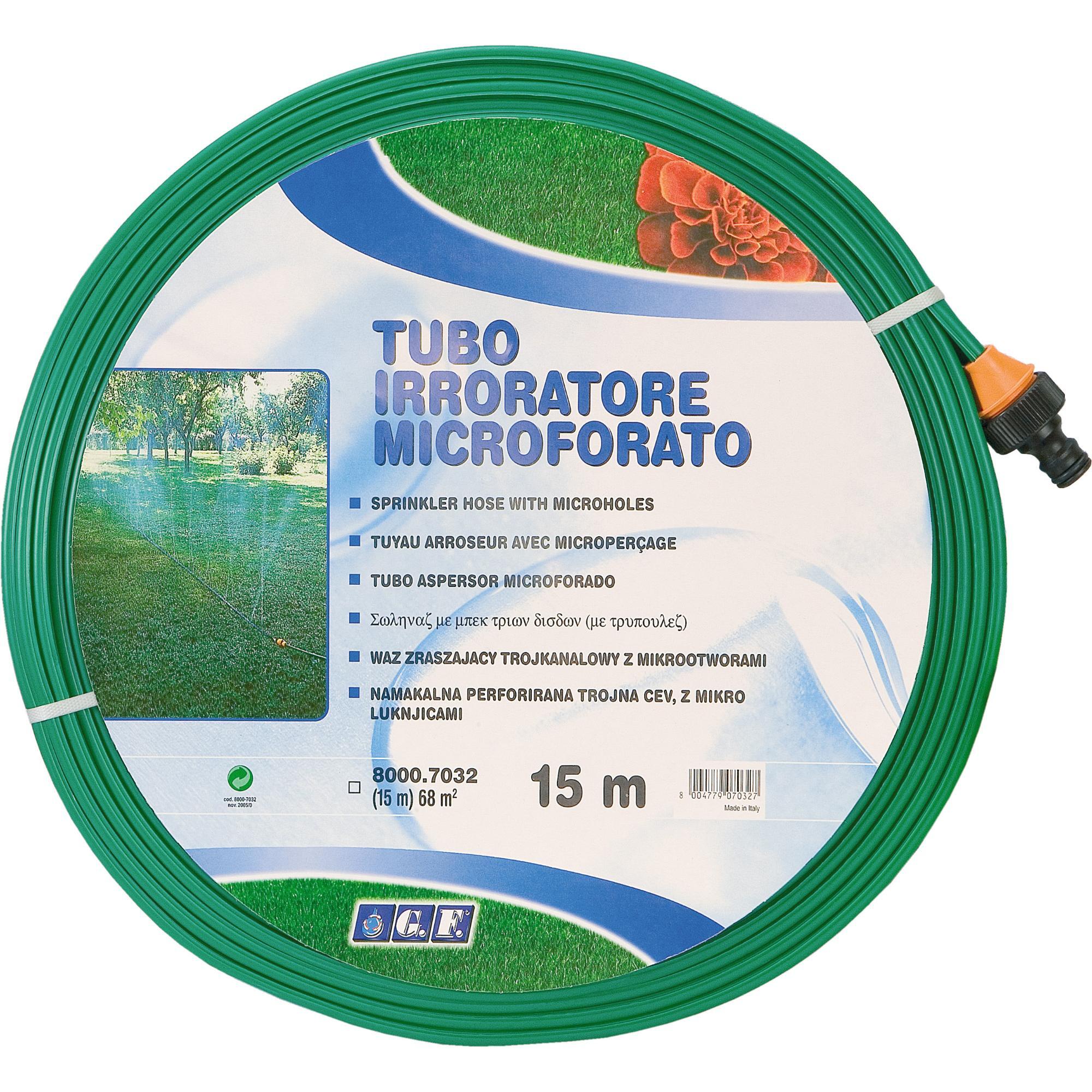 Furtun irigare prin picurare GF, polietilena, cu perforatii, L 15 m