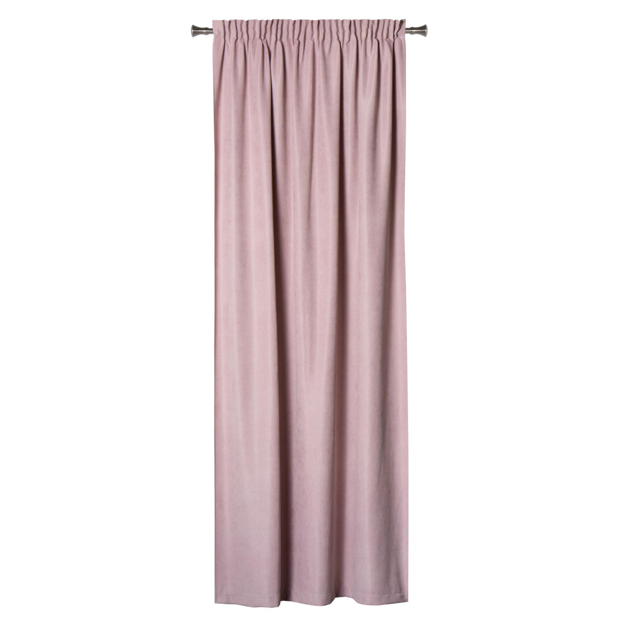 Draperie 200 x 260 cm, Zahra, cu bride, roz | Leroy Merlin