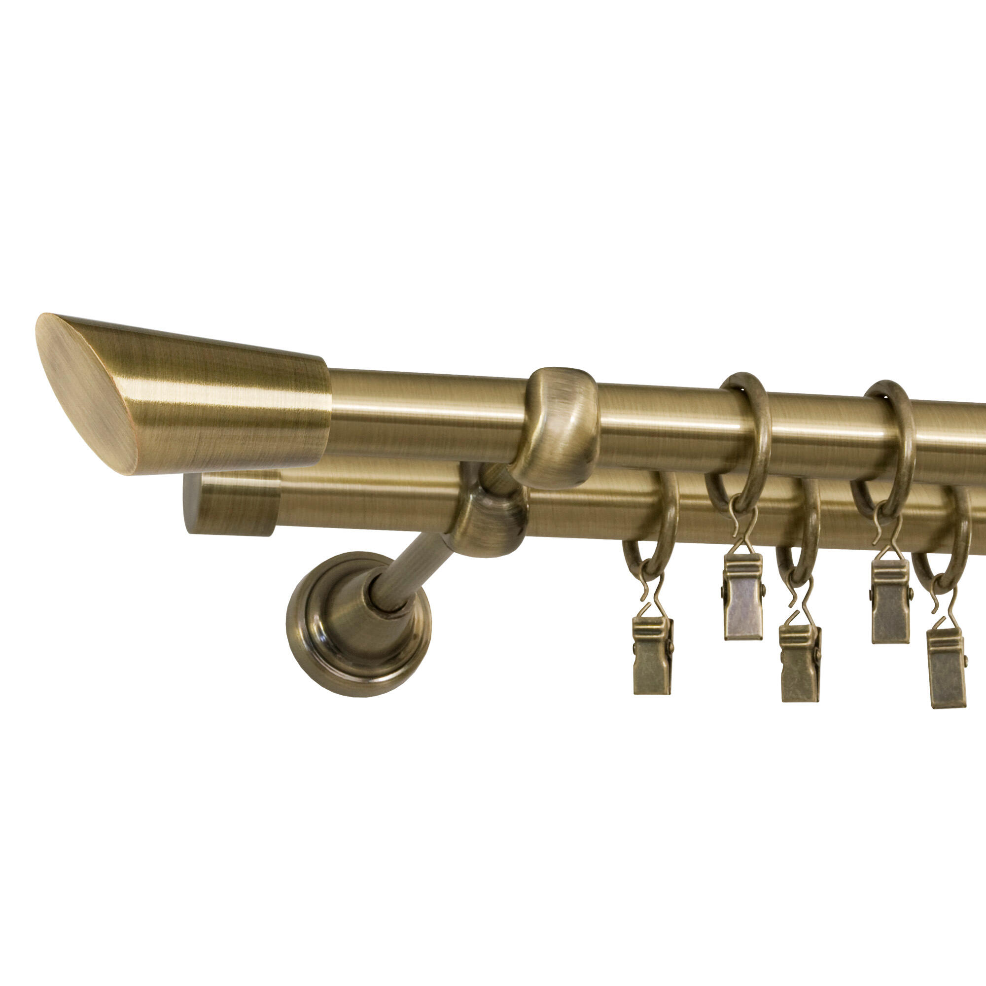 Galerie dubla metal, Skorpio, 240 cm, diametru 19 mm, bronz