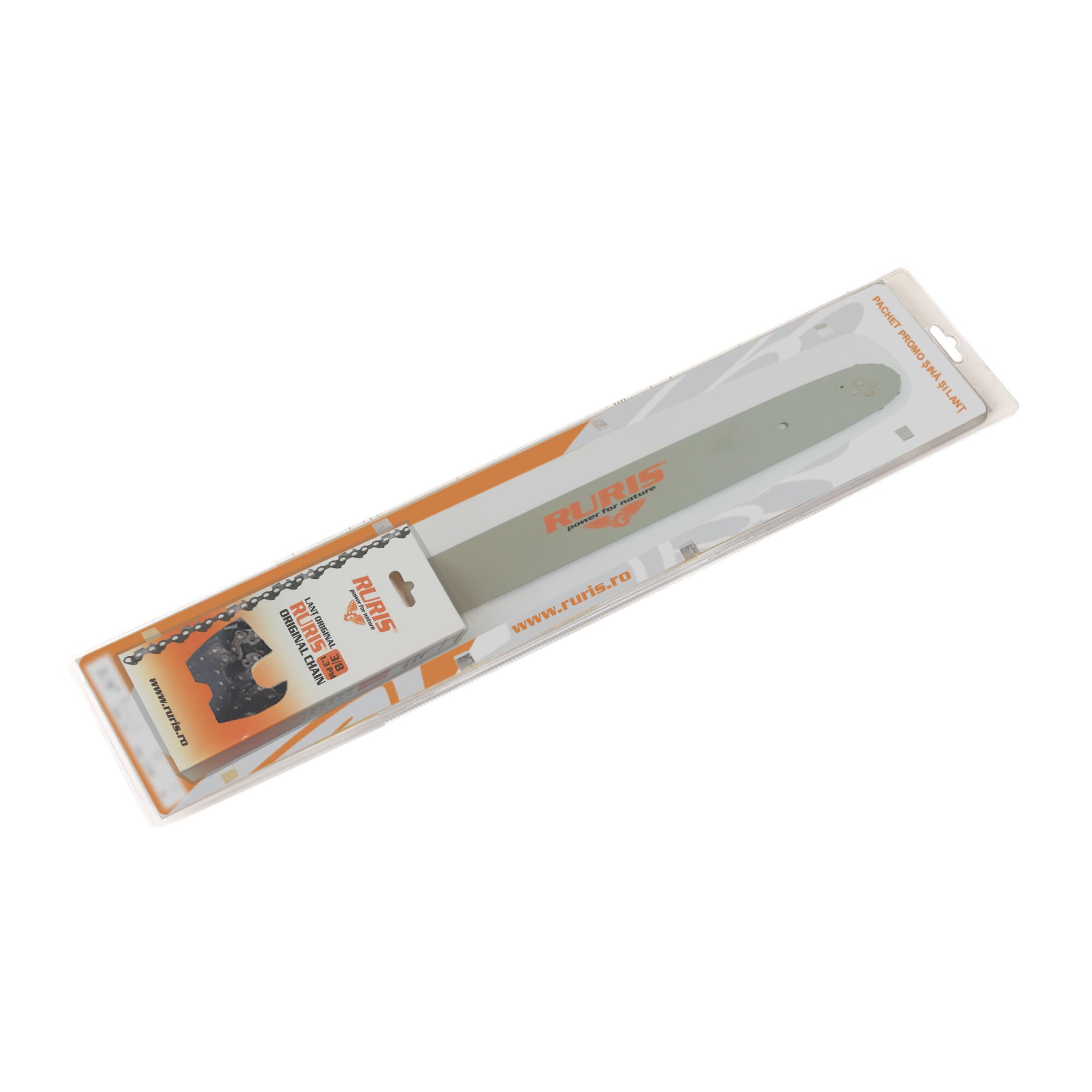 Kit motofierastraie, Ruris, sina 40 cm si lant 3/8 / 1.3mm / 28+1 D