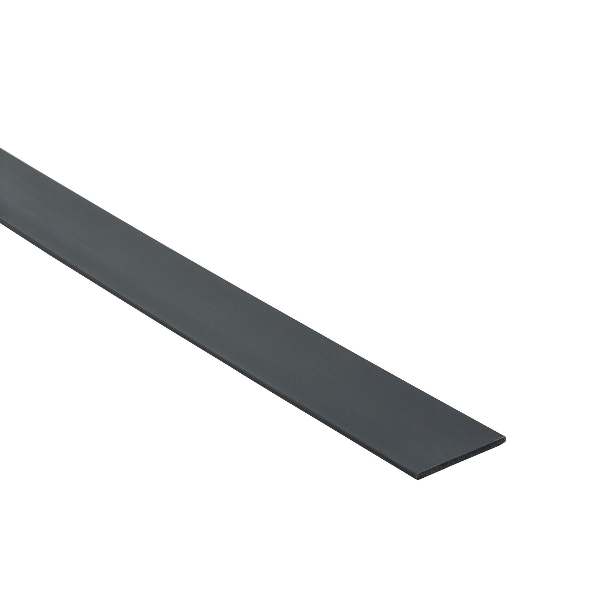 Platbanda PVC, 30 x 2 mm, L = 2.6 m, antracit mat