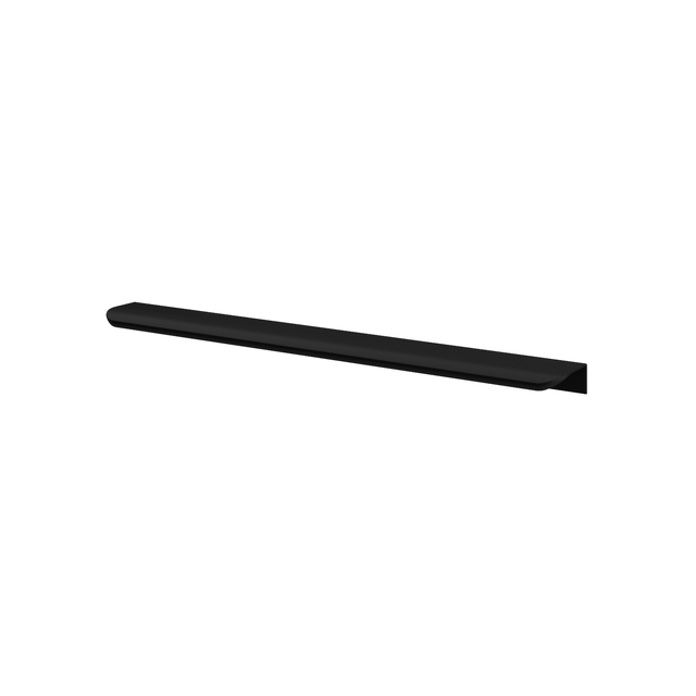 Poignée de meuble Neo, alliage d'aluminium noir laqué, entraxe 300 mm