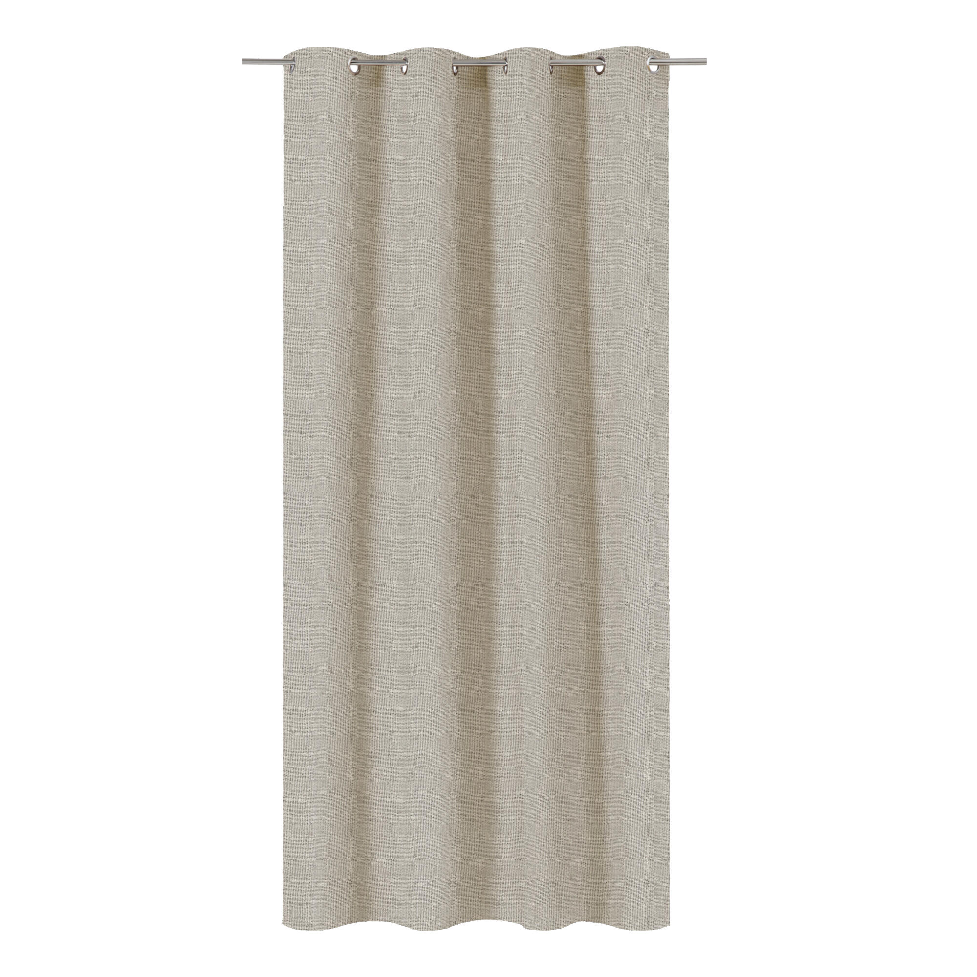 Draperie 140 x 280, Inspire Charlina, cu inele, bej