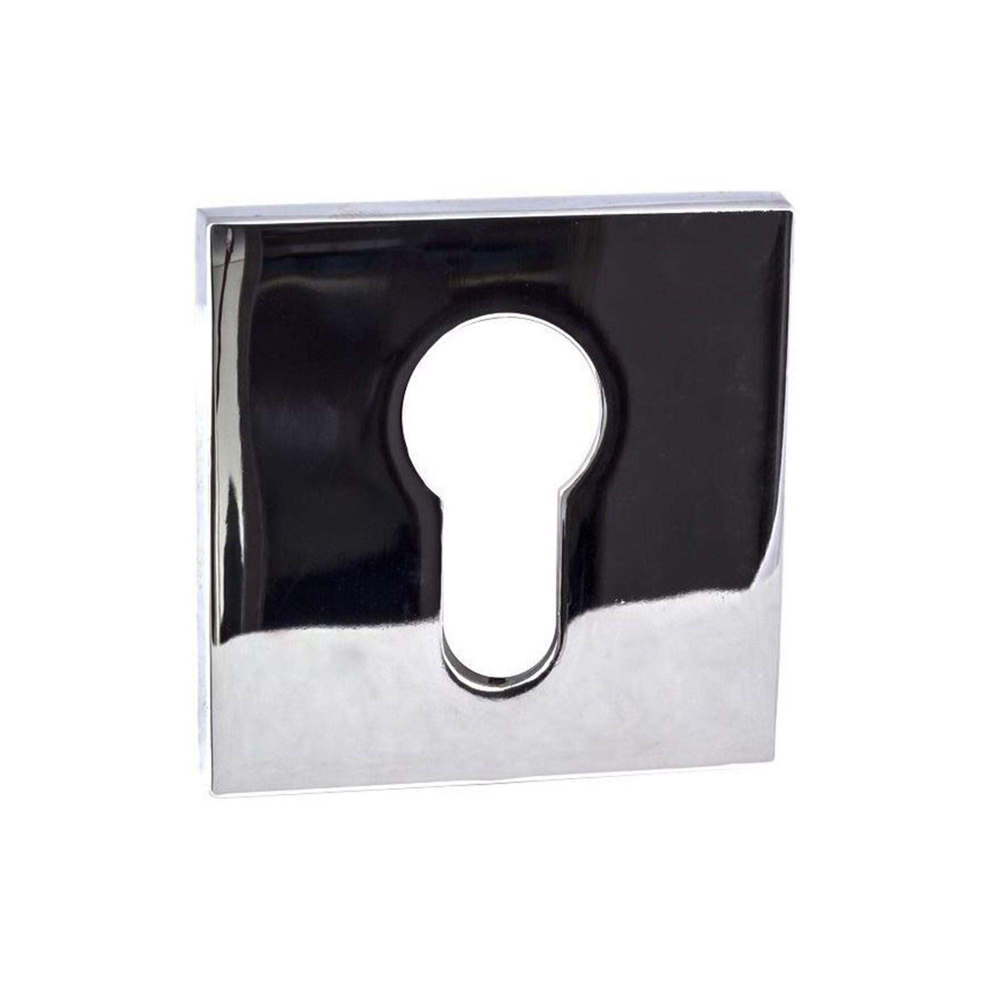 Rozeta usa interior, seria Elena/Denver/Adel, pentru cilindru, aluminiu, argintiu