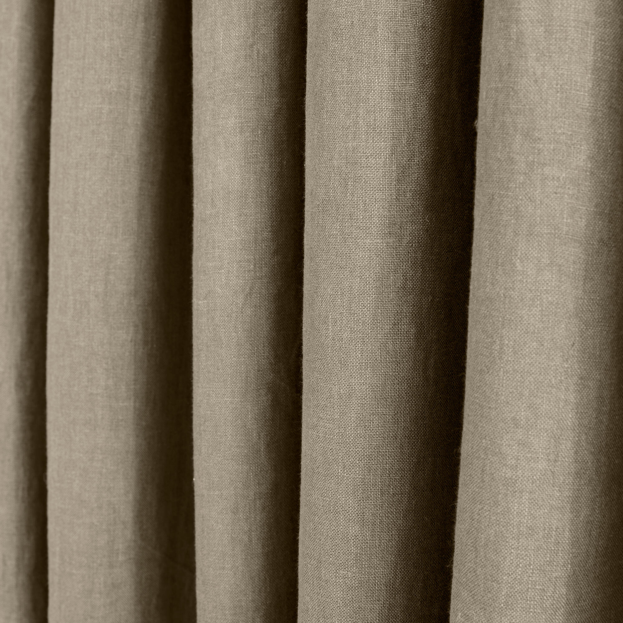 Cortina cinta fruncida, trabillas Danae 100% lino lavado de 140x280cm INSPIRE liso beige natural . Incluye cinta termoadhesiva - 4