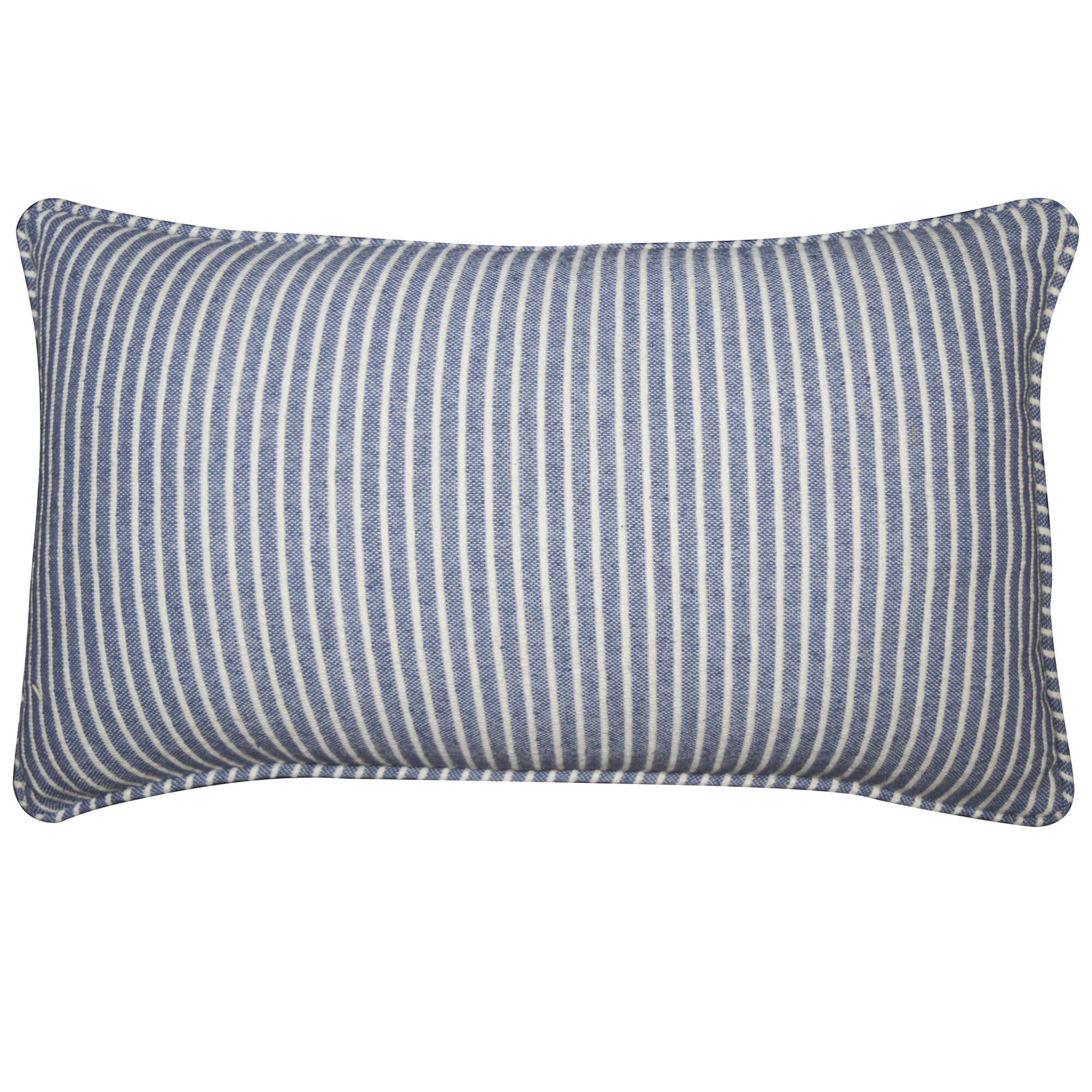 Perna decorativa Inspire Benisa Trench, 30 x 50 cm, albastru/alb
