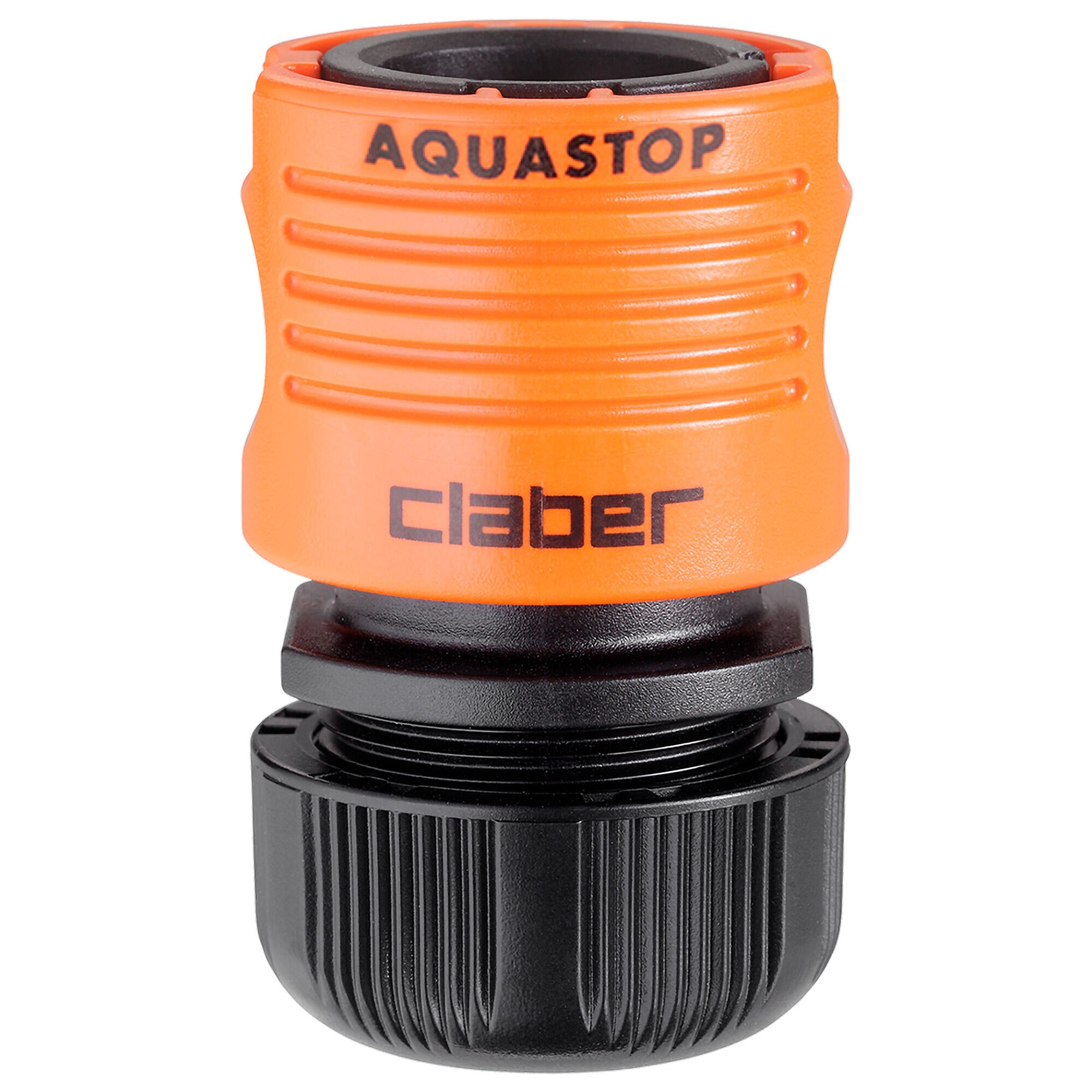 Racord cuplare furtun Claber, cu stop, plastic, 1/2''