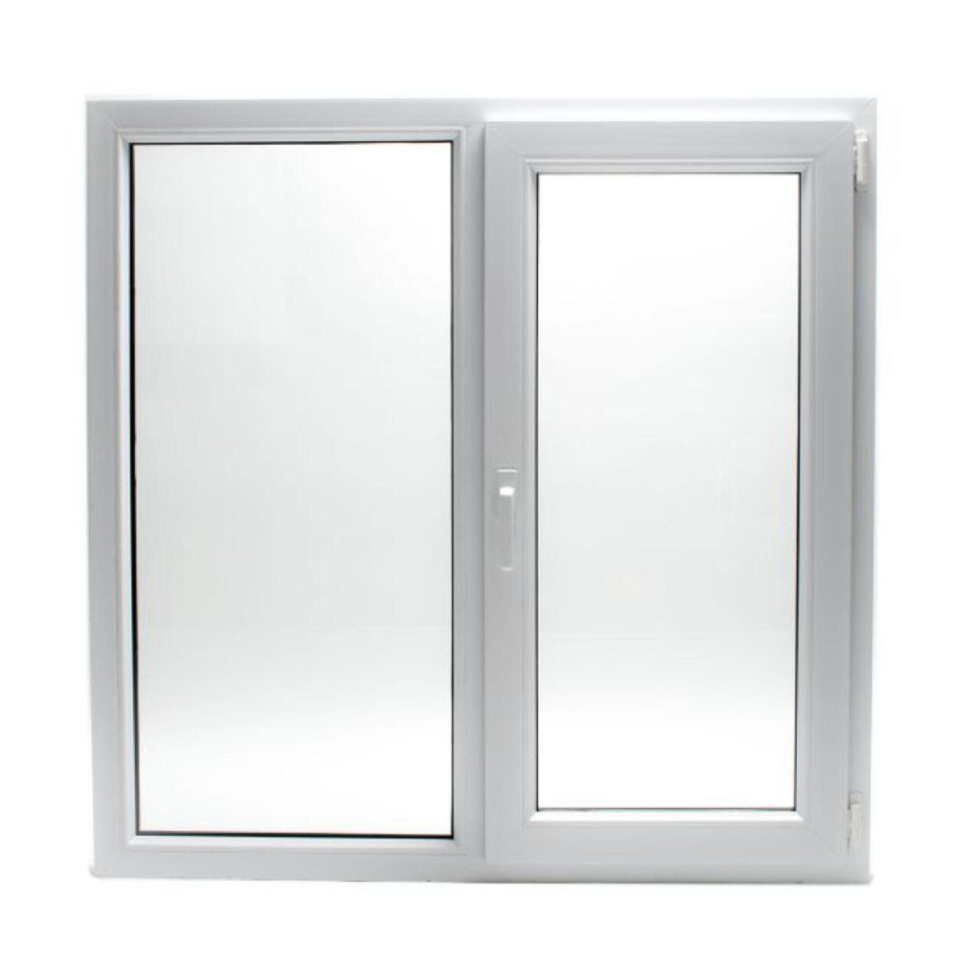 Fereastra PVC termopan, 4 camere, 120x100 cm, deschidere simpla, dreapta, alba