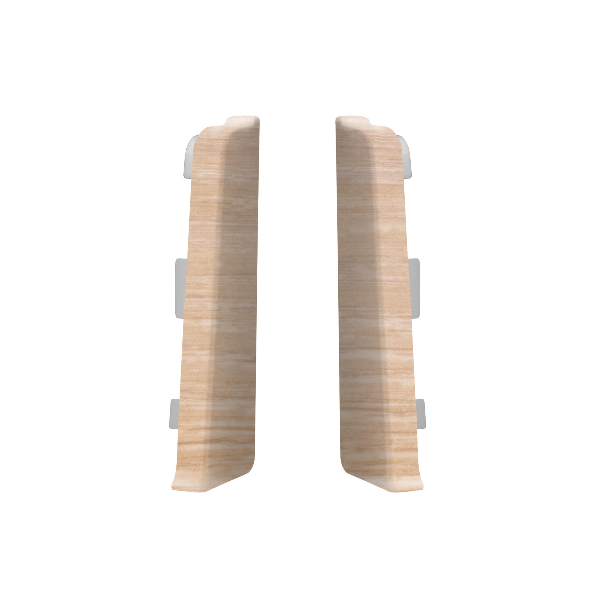 Terminatie pentru plinta PVC, 70.154, Indo, Sierra stejar, 2 buc/pachet
