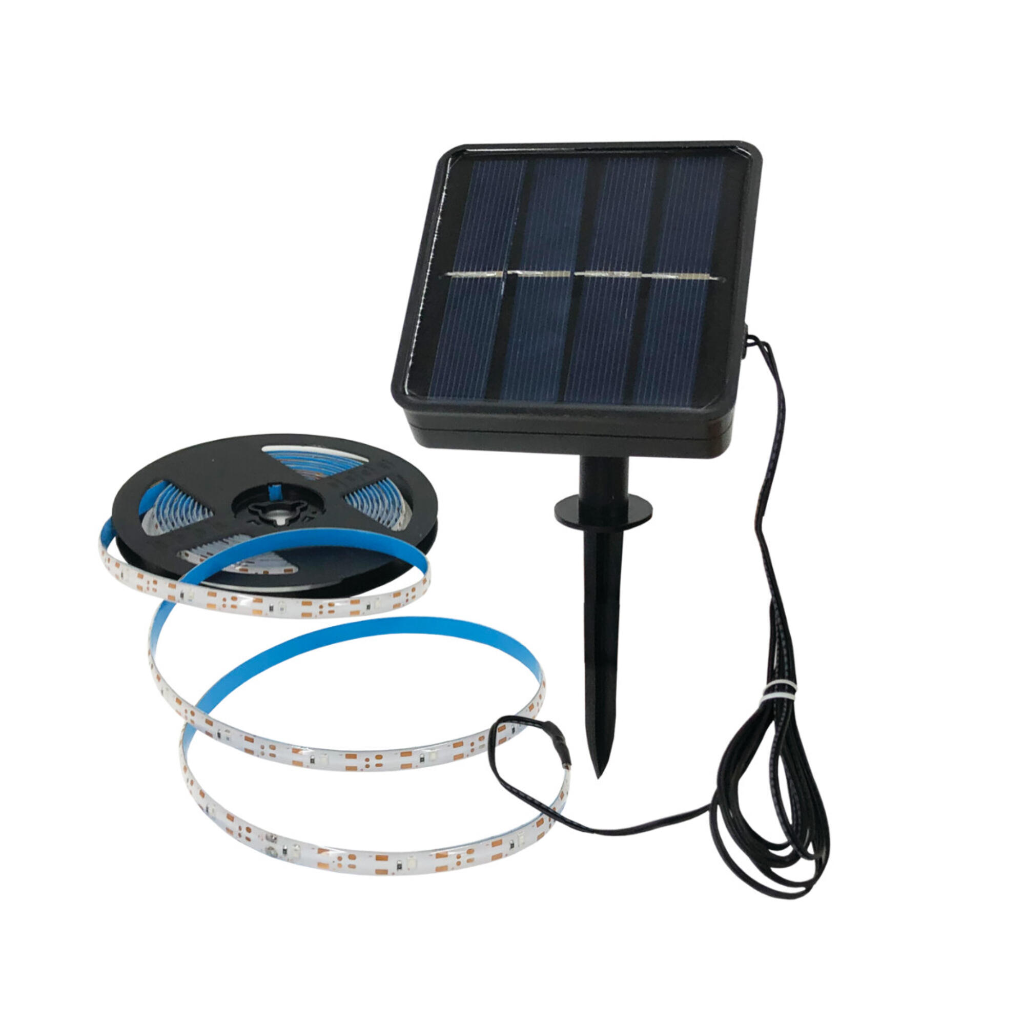 Banda LED solara Hual, 5 m, RGB, 1 W, IP44 | Leroy Merlin