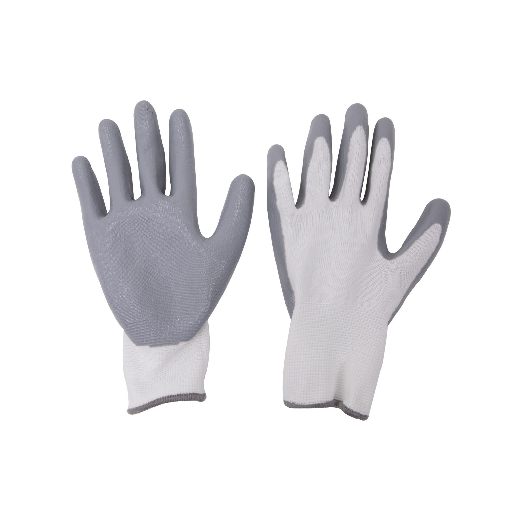 Manusi protectie, imersate in nitril, marimea 10 (XL), negru/portocaliu