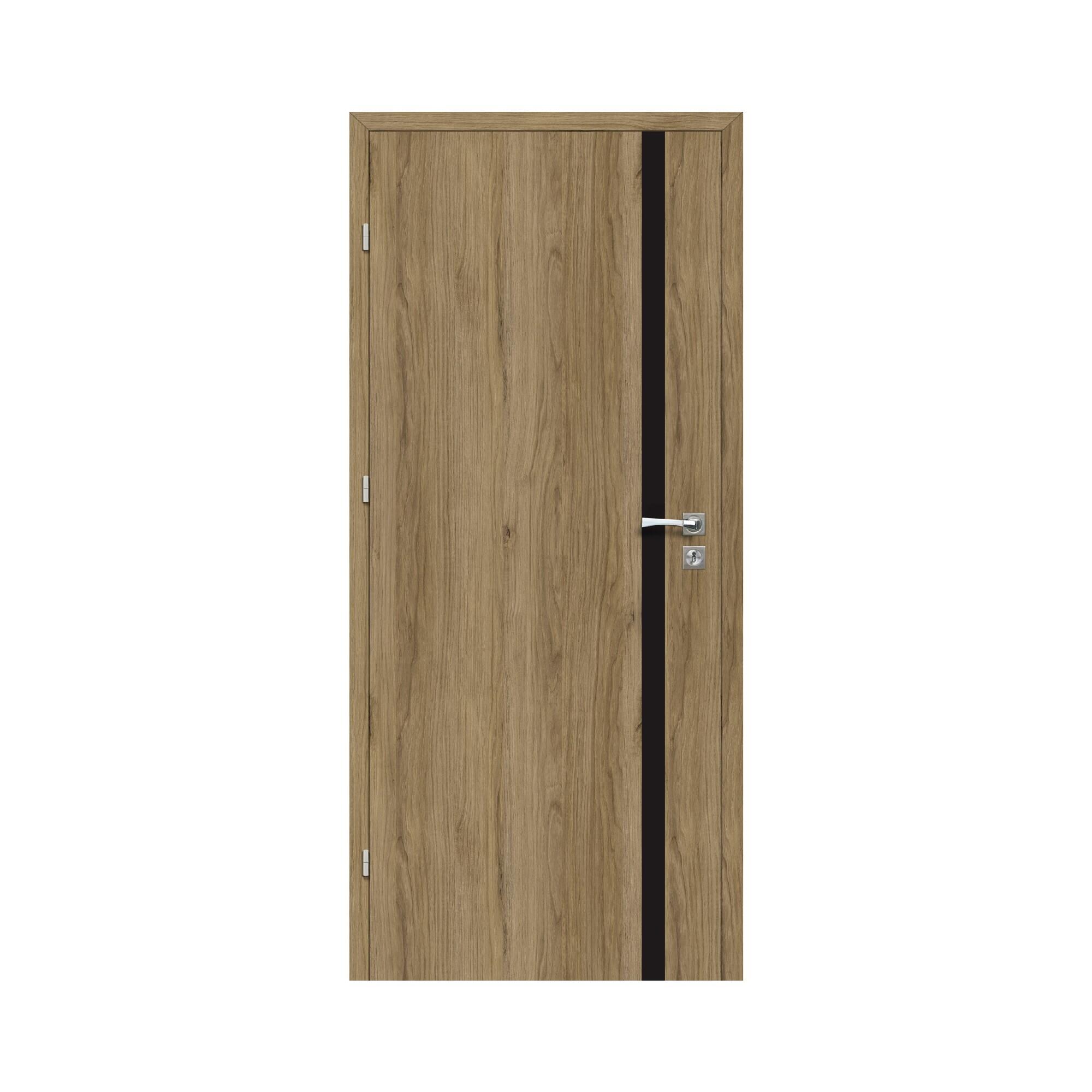 Usa interior HDF, fara toc, Olsen, plina, latime 81.8 cm, dreapta/stanga, nuc italian