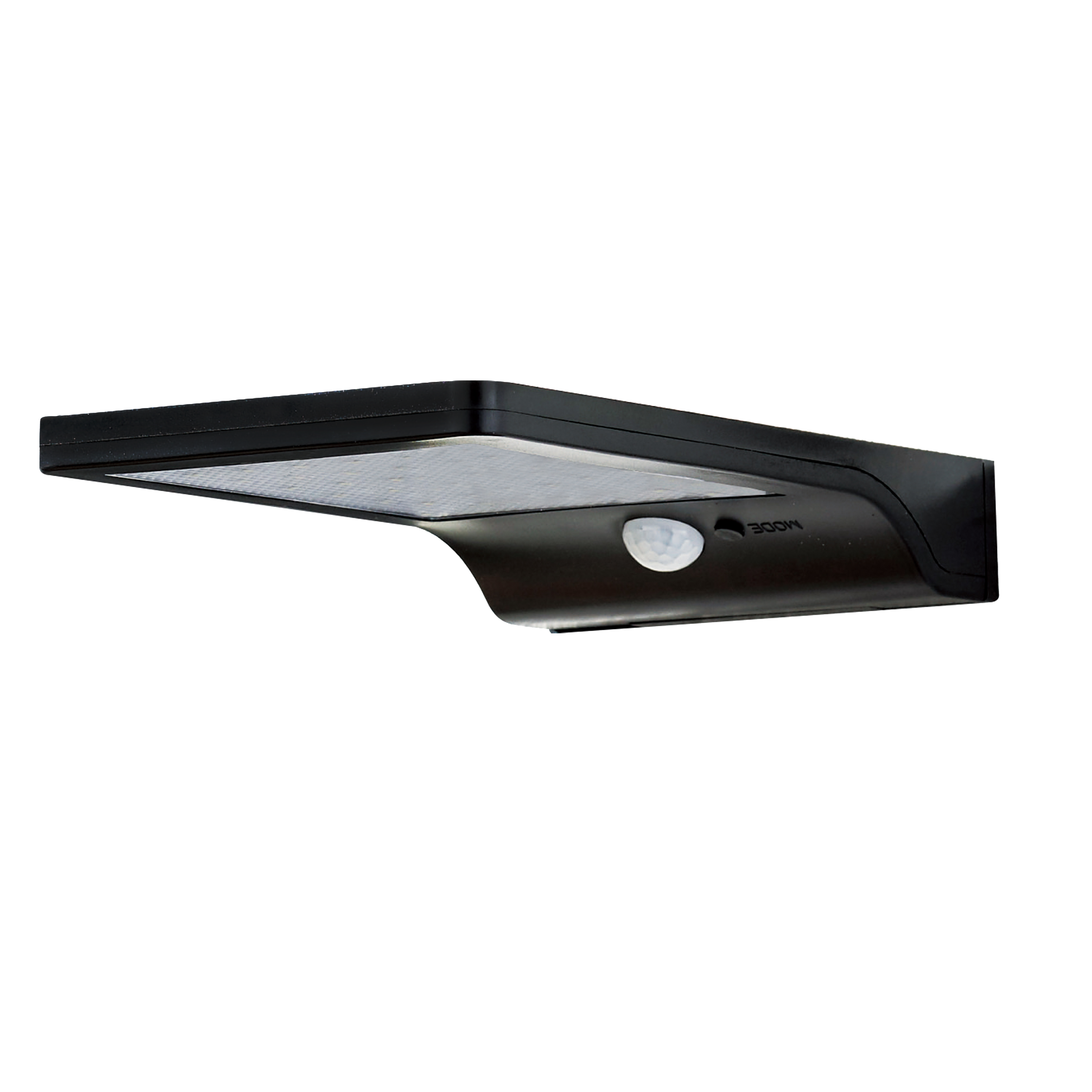 Aplique solar exterior luz led blanco cálido inspire cory negro ip44