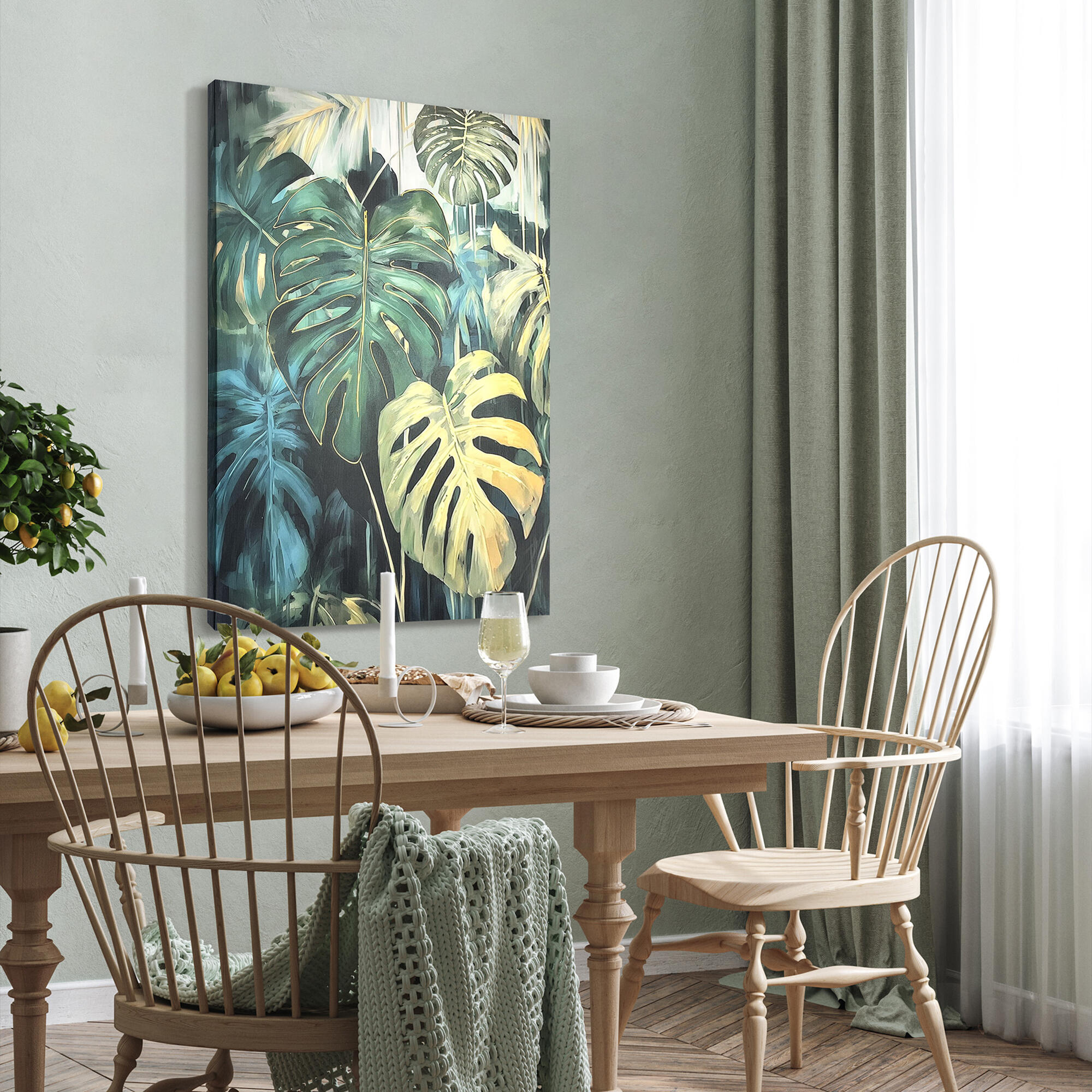 Tablou canvas Monstera, 70 x 100 cm
