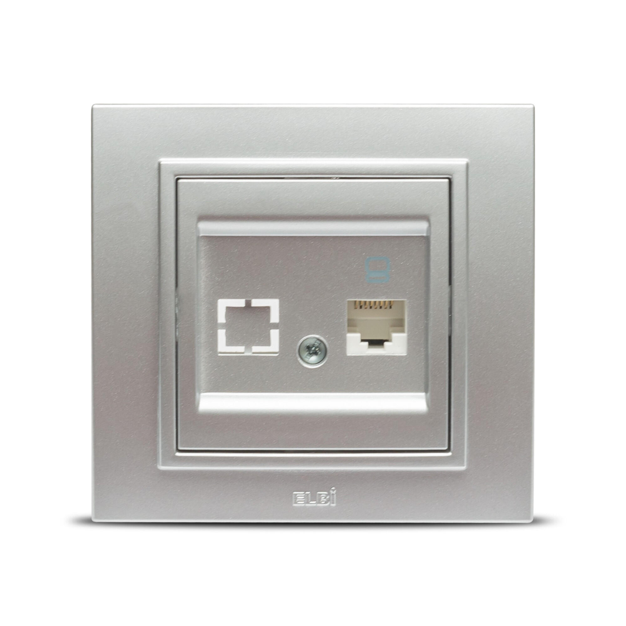 Priza date (RJ45) Zena, clasica, IP20, gri | Leroy Merlin