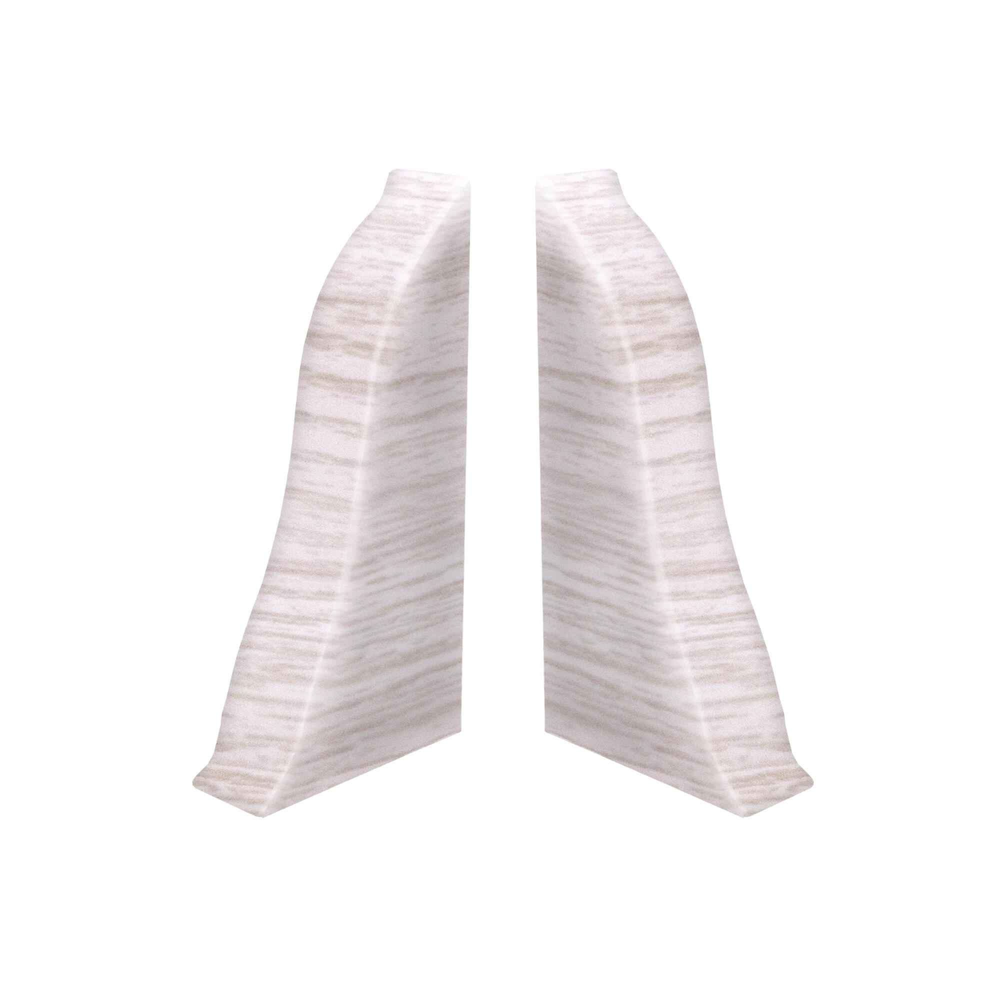 Terminatii pentru plinta PVC, 55 mm, Artens Aspen 55.108, stejar, 2 buc/pachet