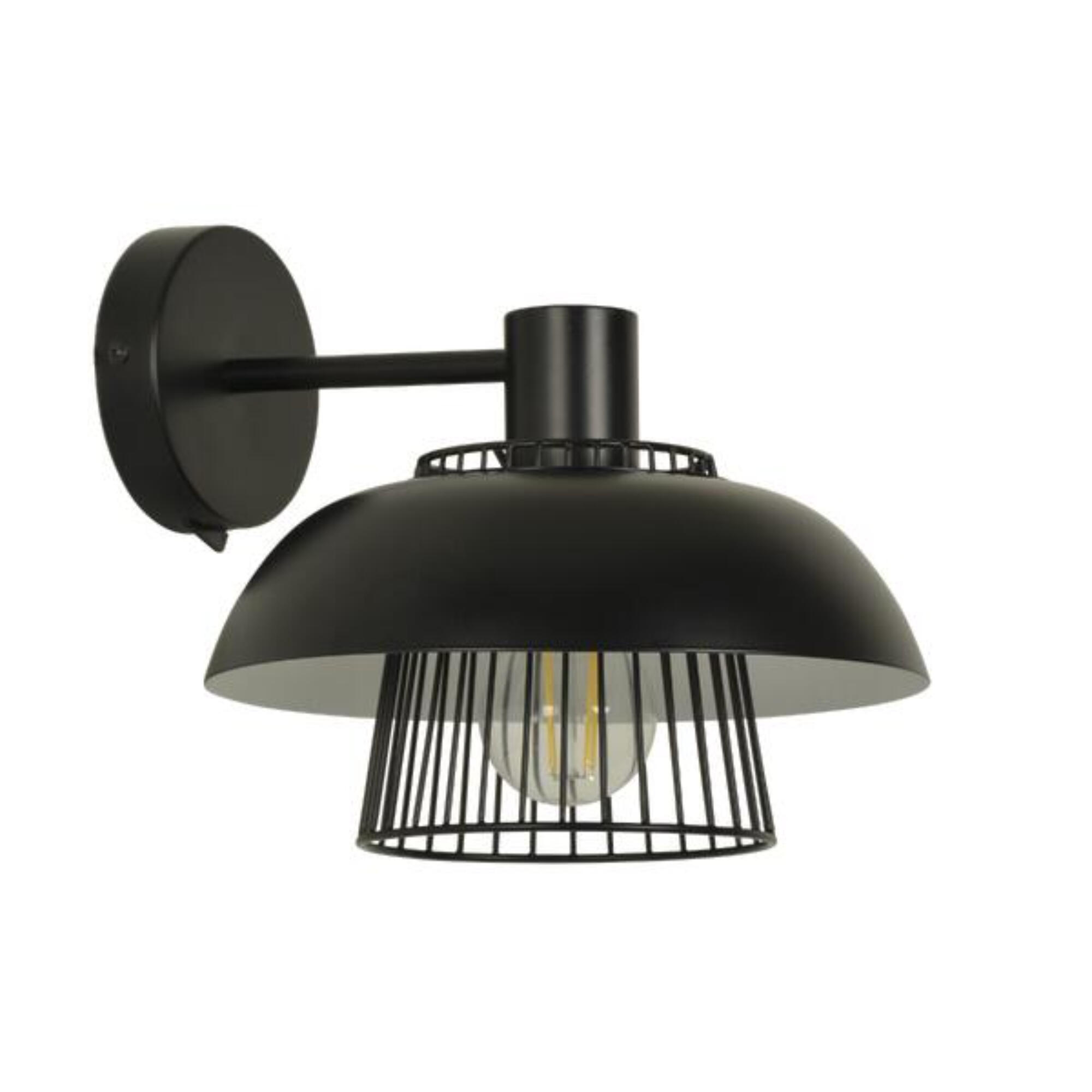 Aplica Sitio, 1 x E27, 60 W, D 28 cm, negru