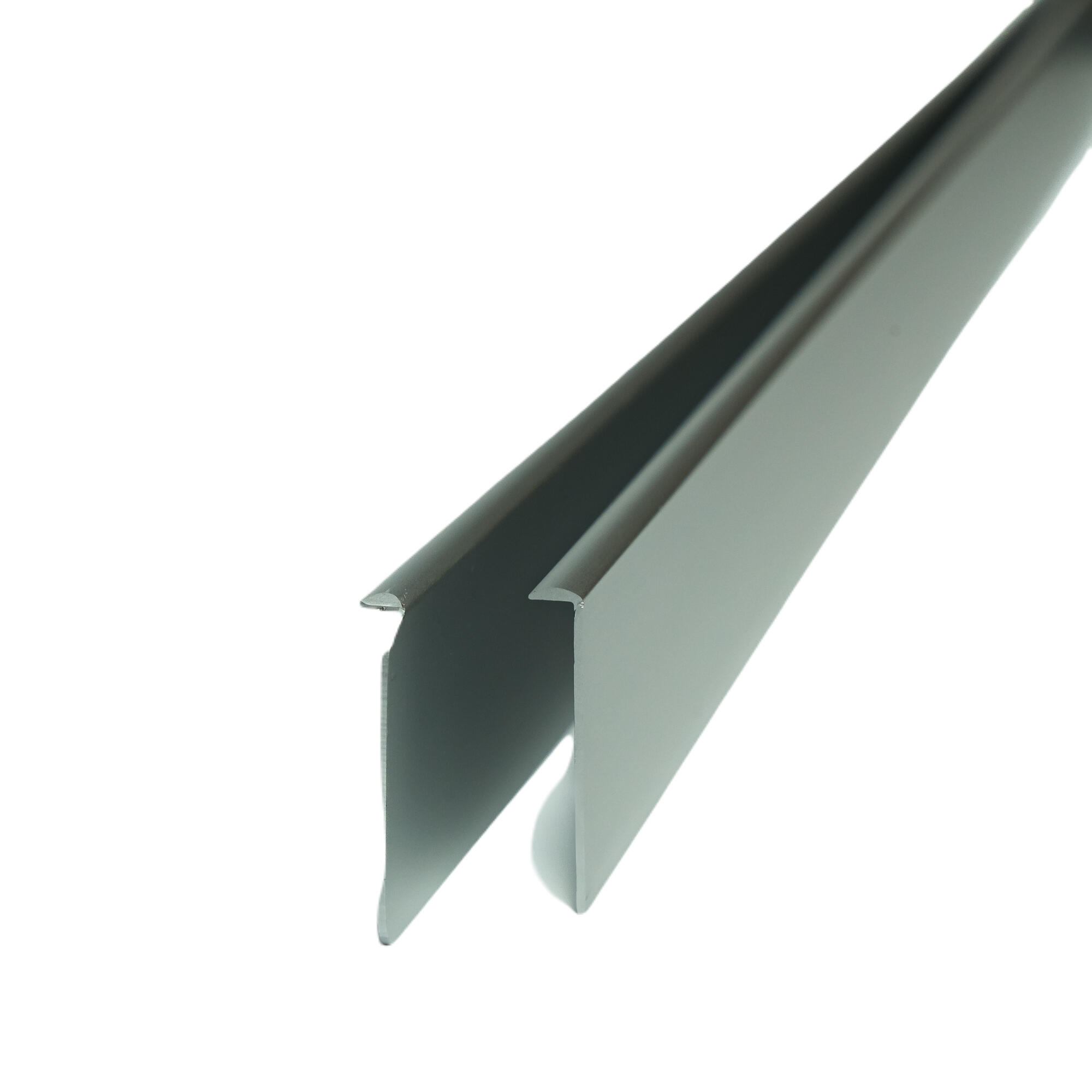 Profil aluminiu inchidere blat, 2.2 x 62 cm, rotunjit, 2 bucati 2buc