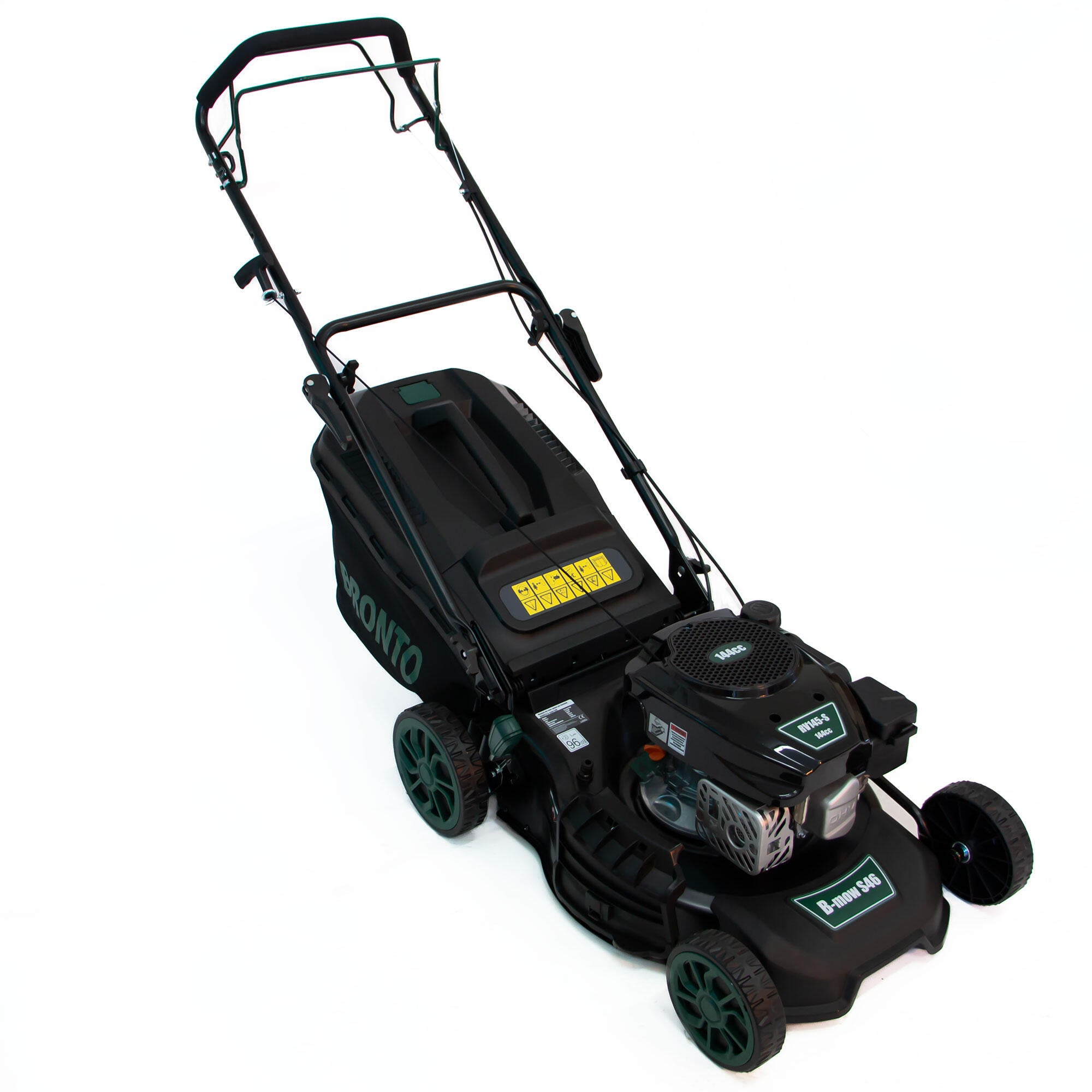 Masina de tuns iarba Bronto B-Mow S46, termica, 3.35 CP, 2.5 kW, 60 L, latime 46 cm