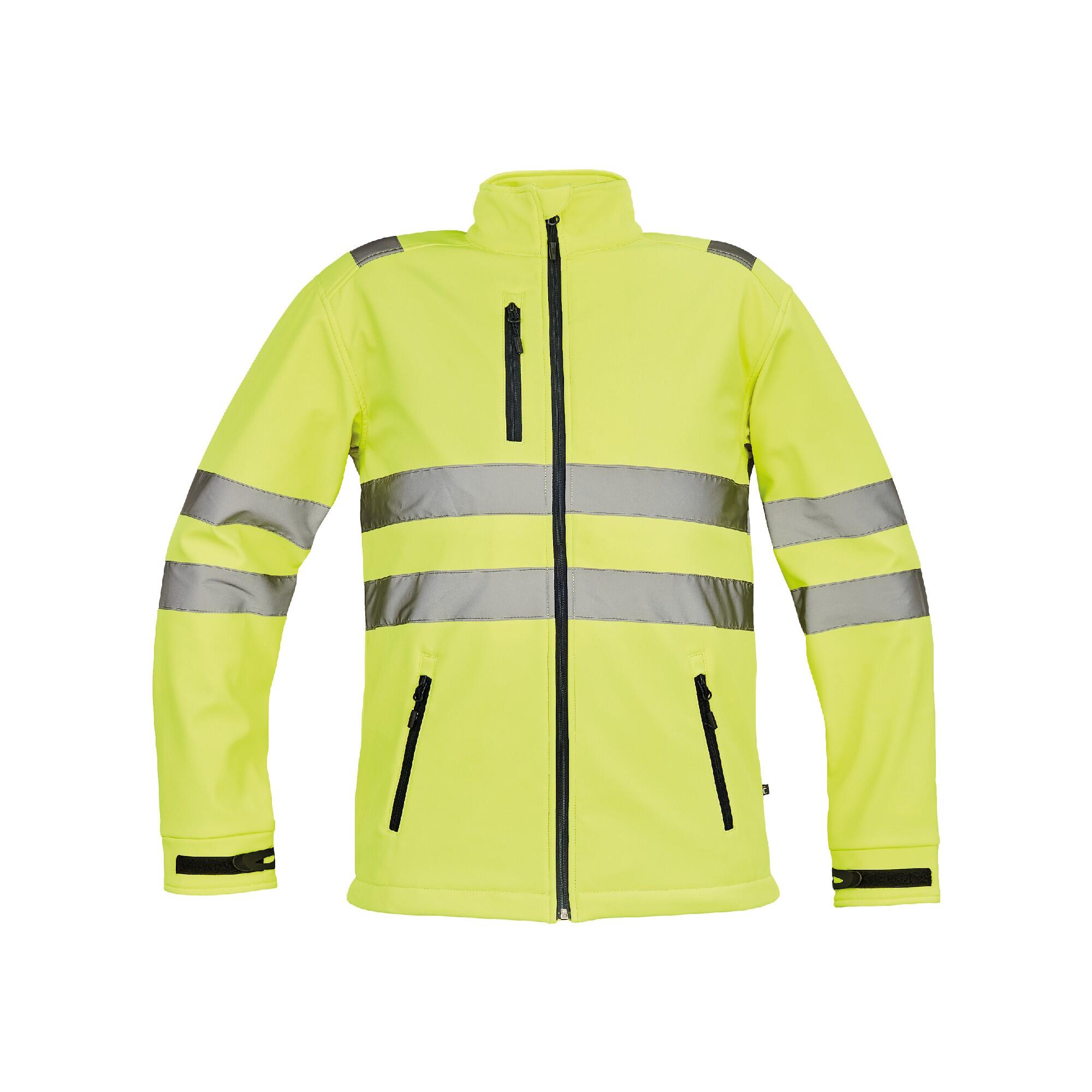 Jacheta de lucru Murcia HV, softshell, bumbac si poliester, marimea 52 (L), galbena