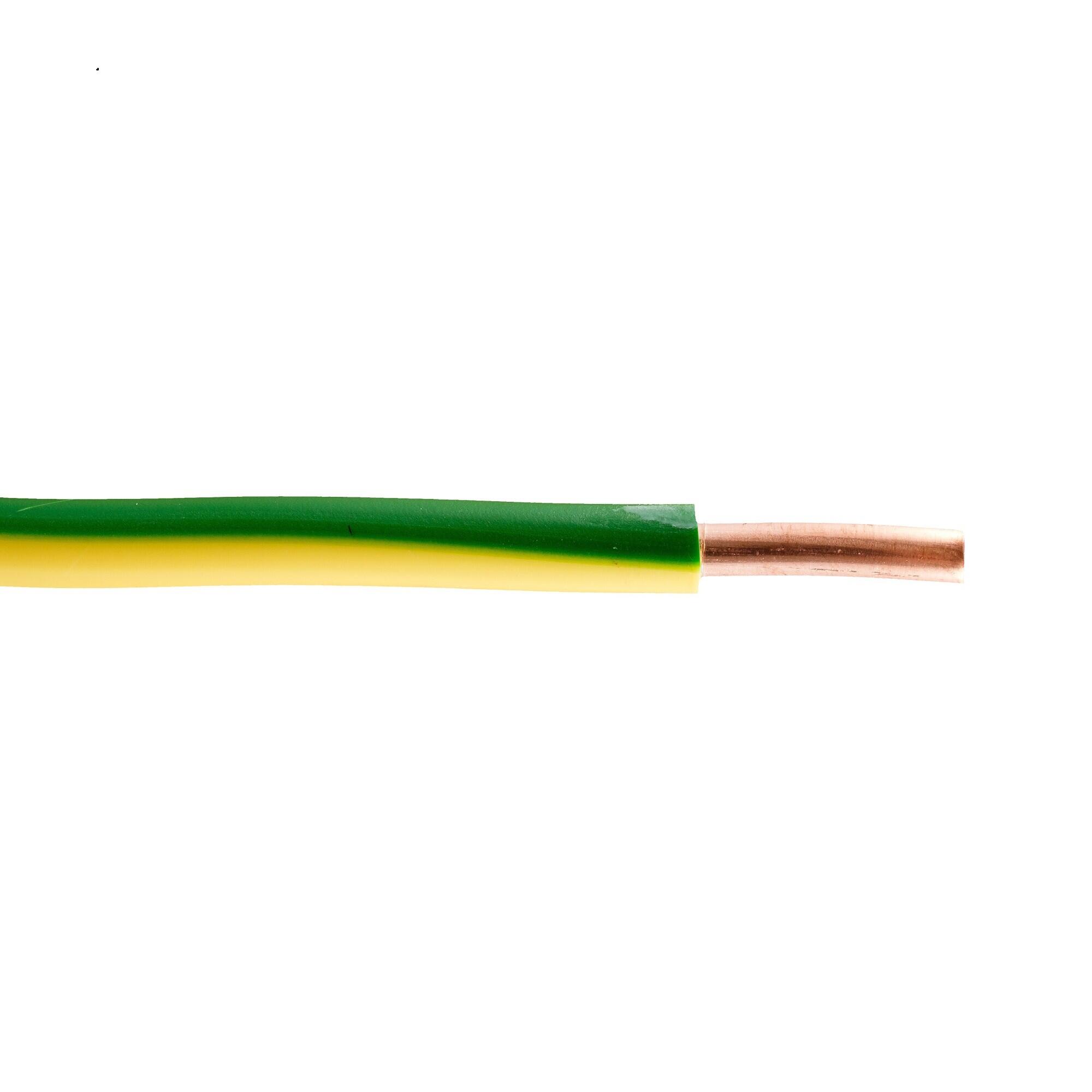 Cablu electric FY, H07V-U, 4 mm², 100 m, verde/galben