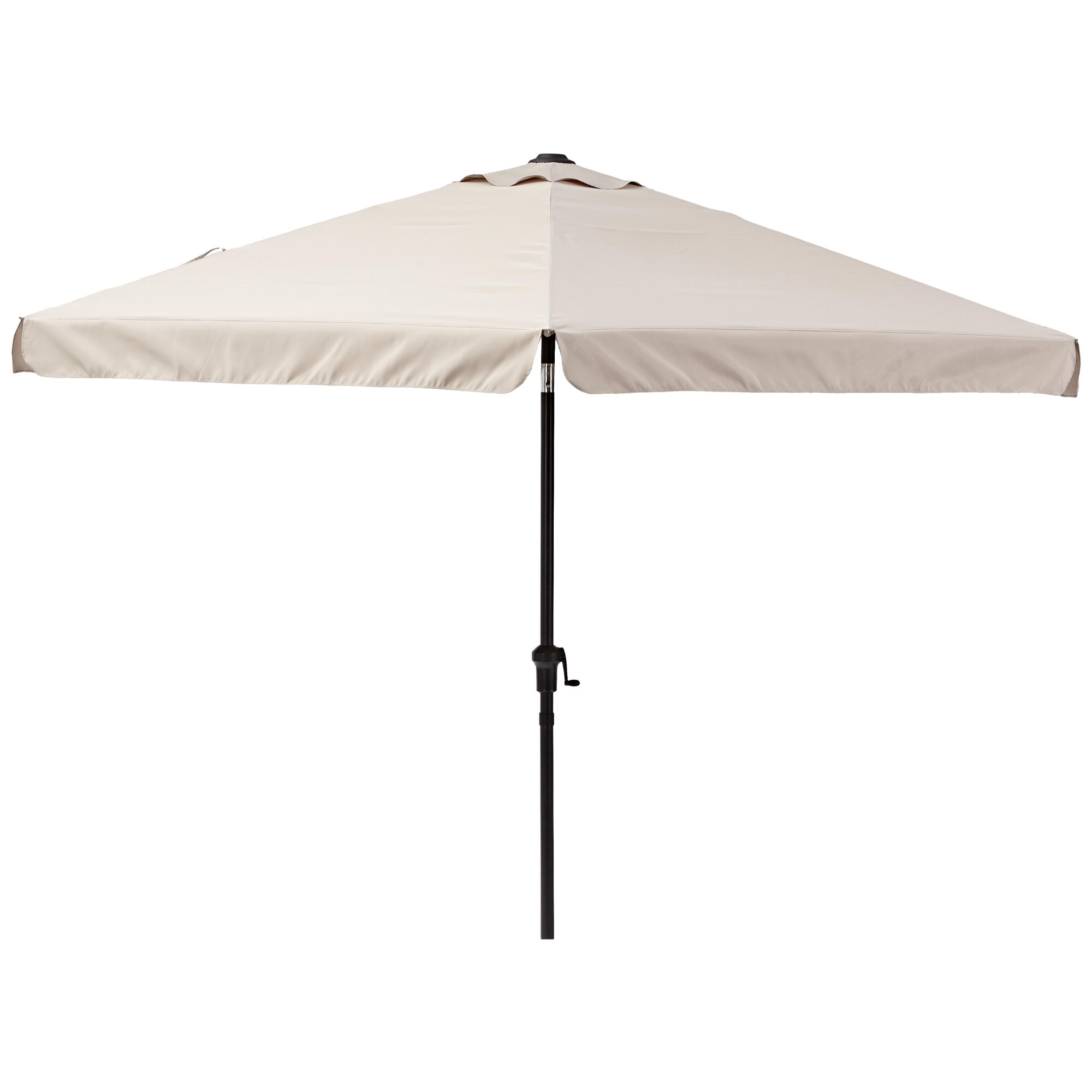 Umbrela terasa Naterial Avea, otel/poliester, 296 x 296 cm, H 247 cm, taupe