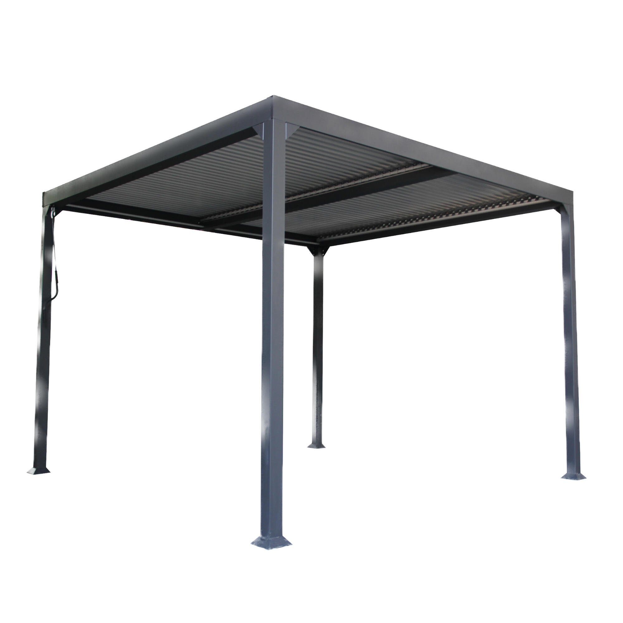 Pergola First I, aluminiu, 298 x 300 cm, H 223 cm, gri antracit