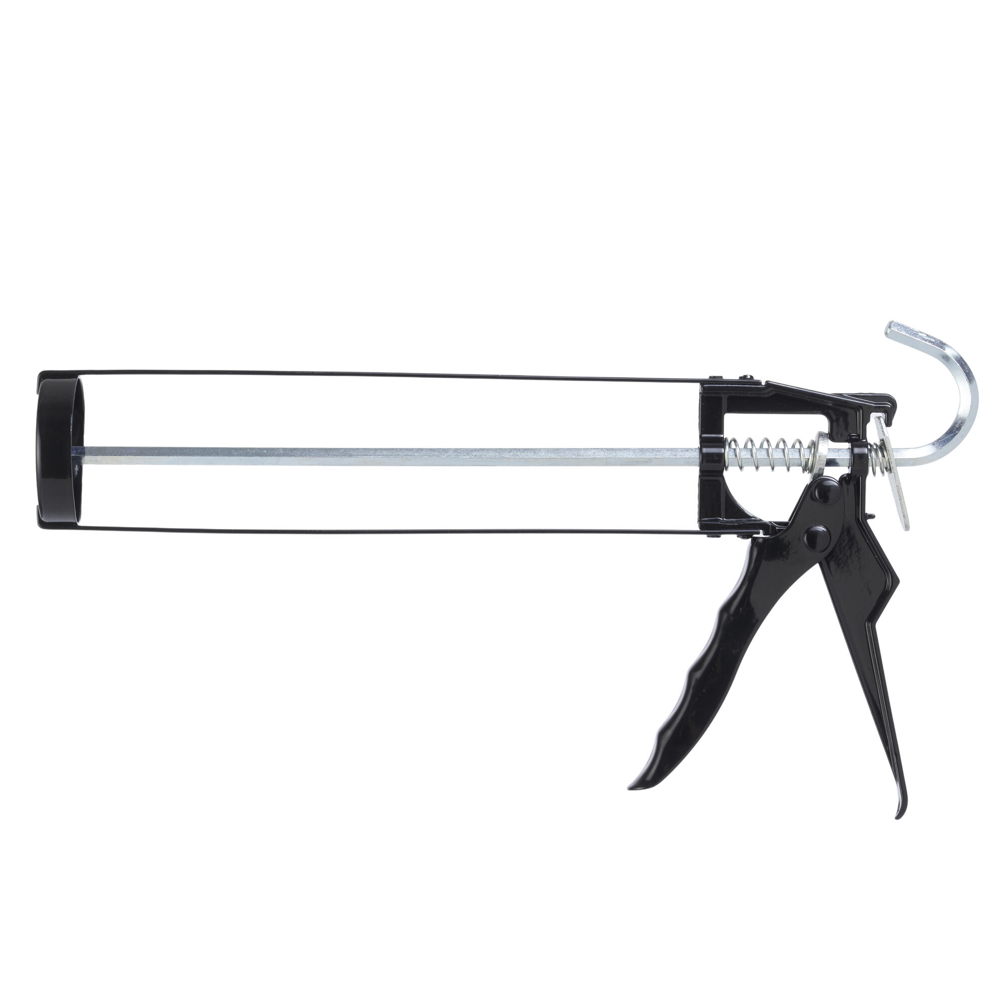 Pistol pentru silicon sau adeziv acrilic/ neopren, otel, negru