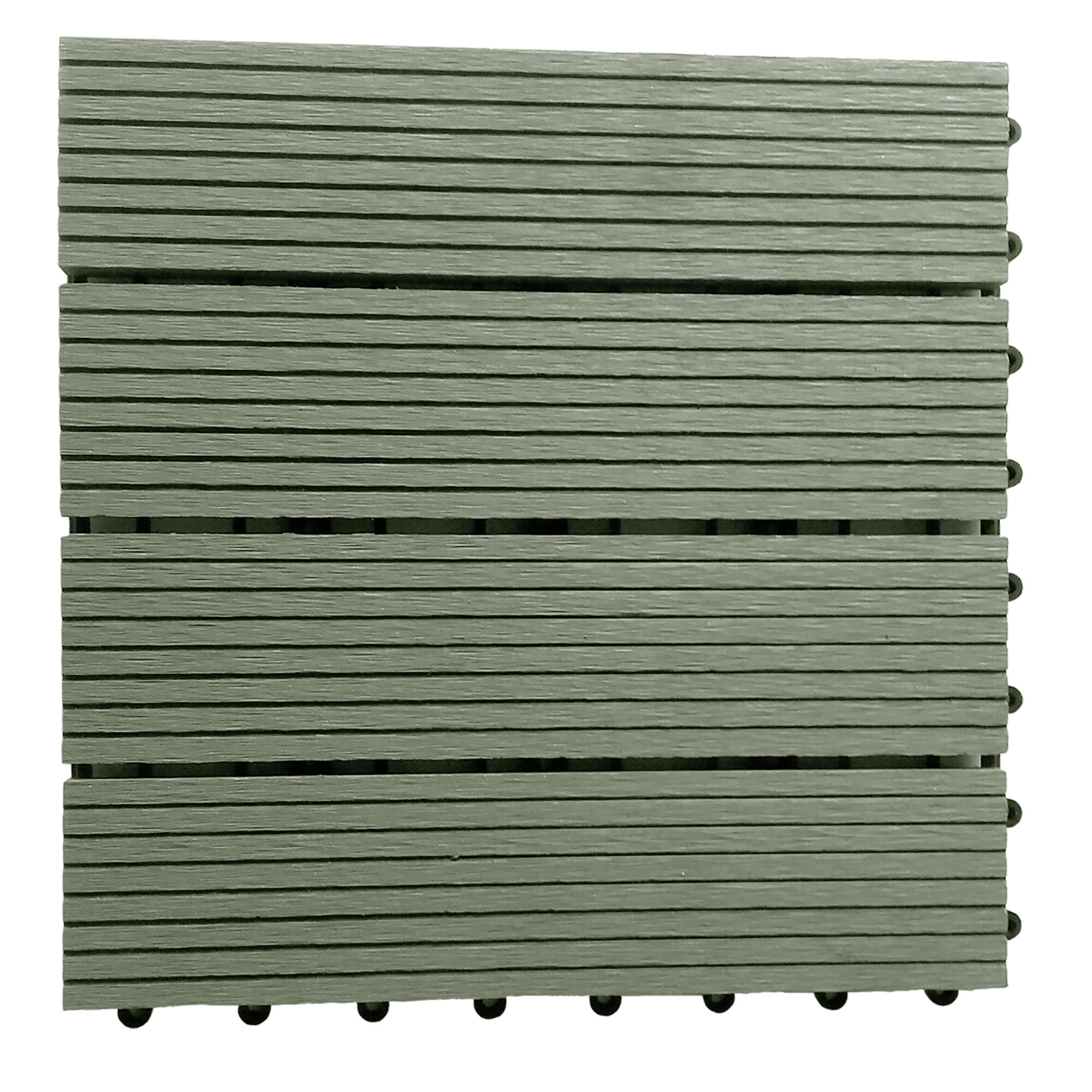 Dala clip, WPC, 300 x 300 x 20 mm, gri
