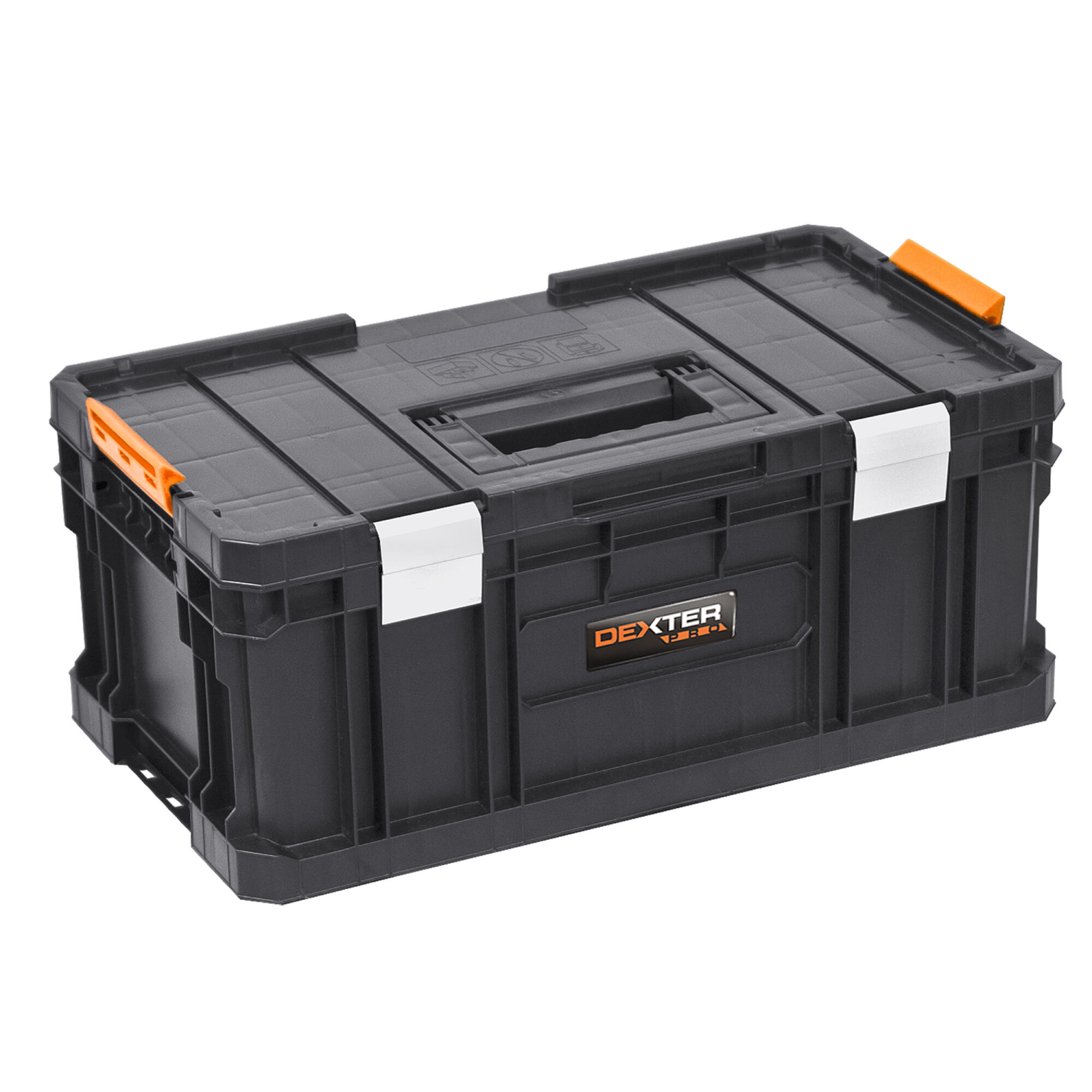 Cutie unelte Dexter Pro, cu organizator, plastic, 52.6 x 30.7 x