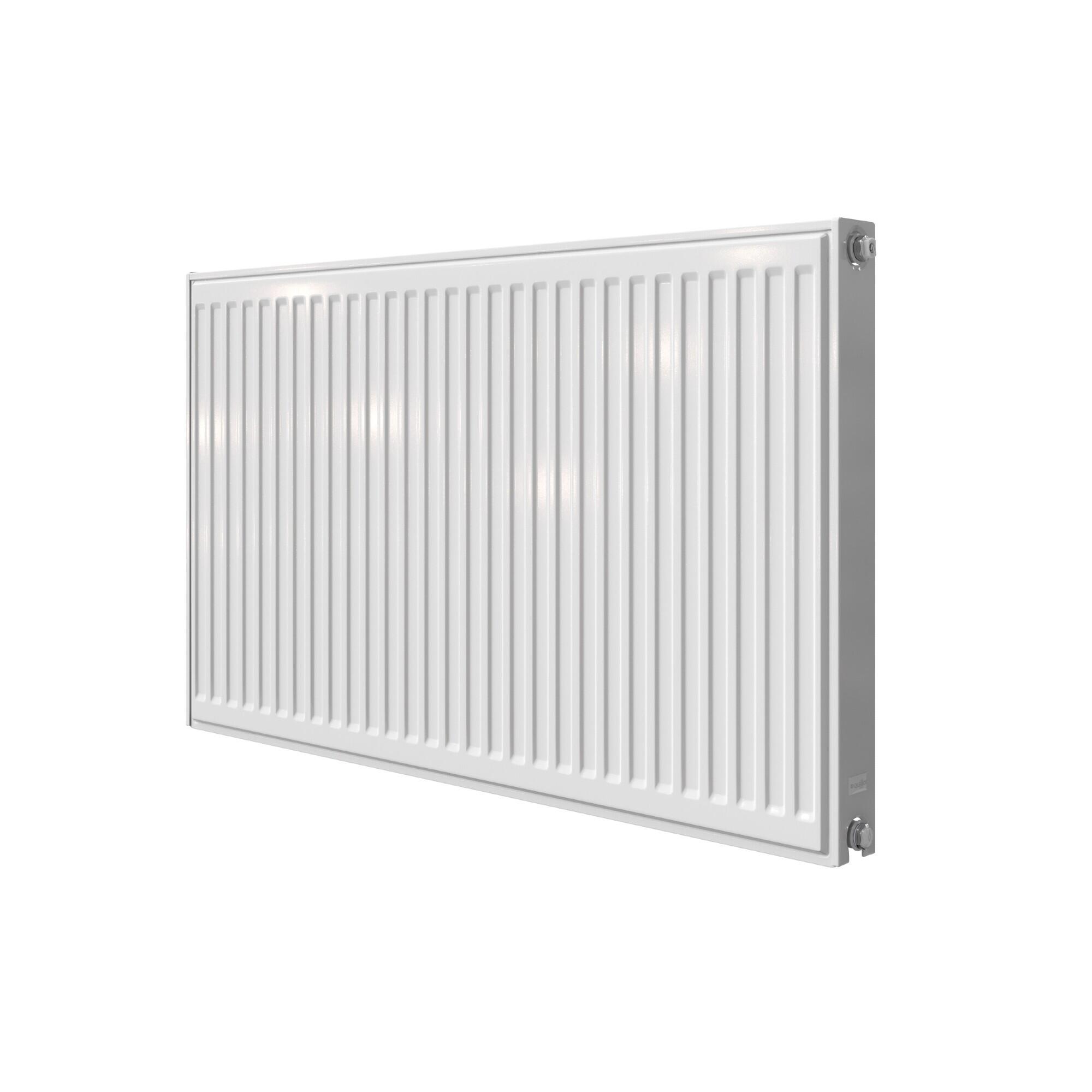Radiator otel Equation, 11 x 600 x 1000 mm, alb, accesorii incluse