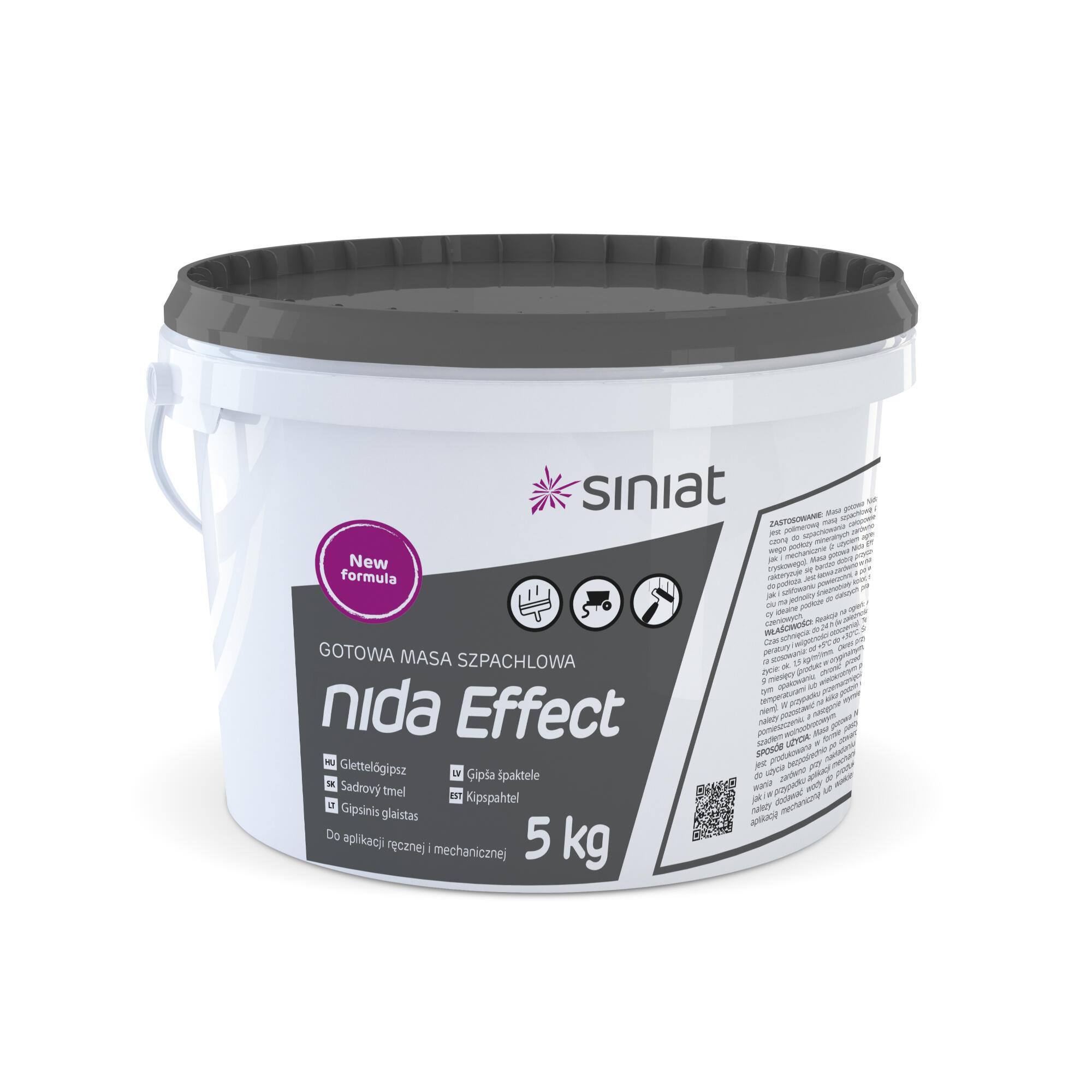 Glet gata preparat Siniat Nida Effect, 5 kg