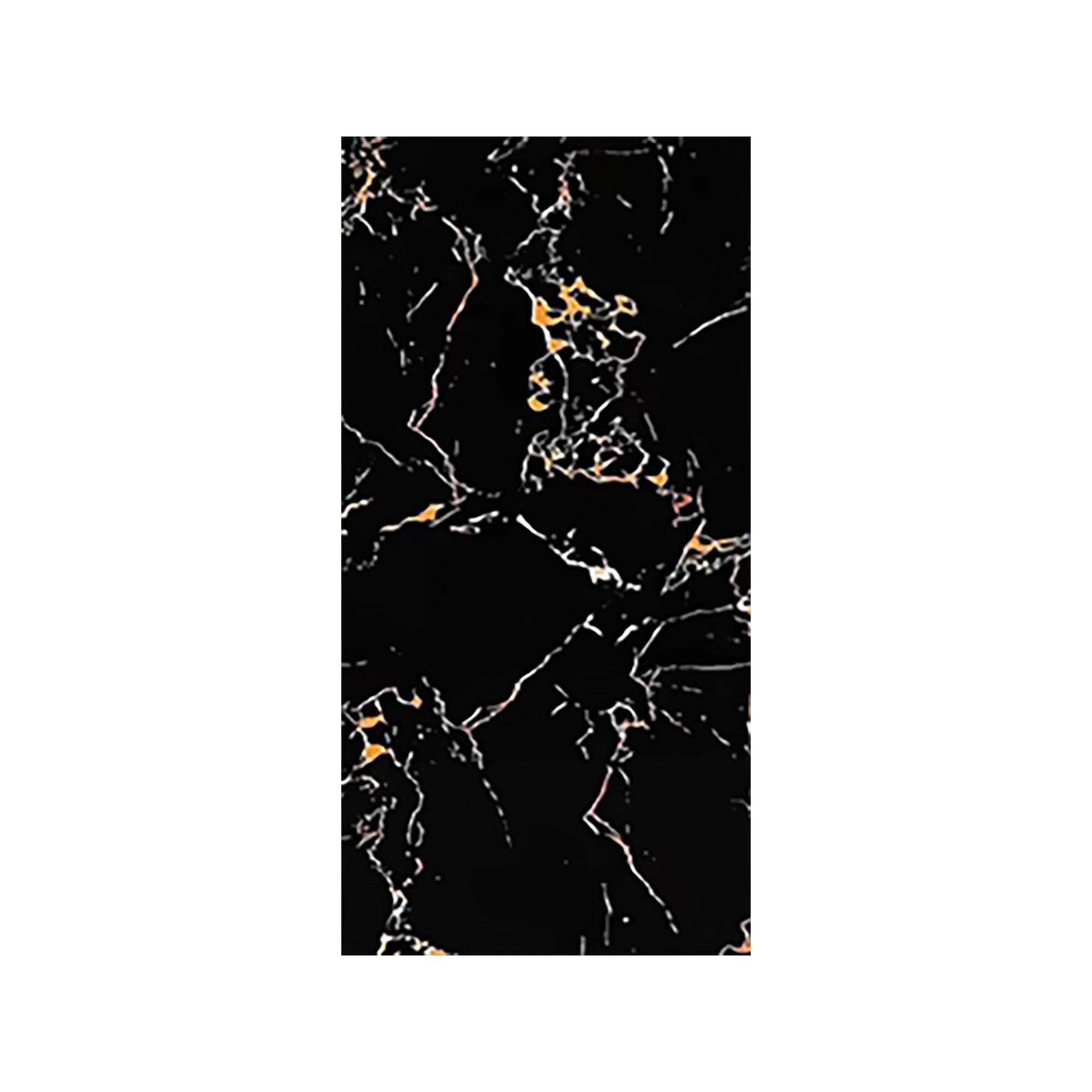 Set 6 panouri decorative autoadezive pentru perete, model marmura negru, 30 x 60 cm 6buc