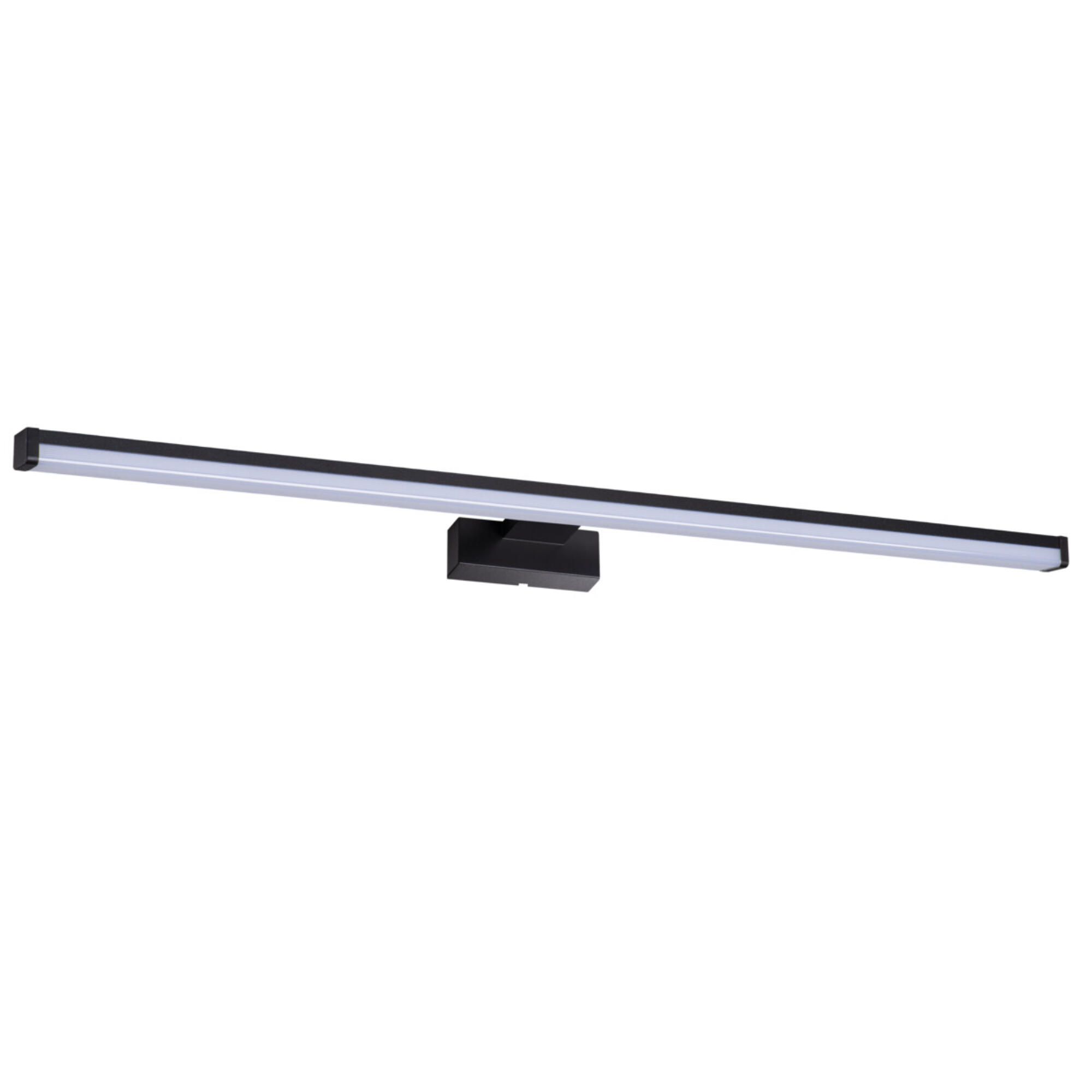 Aplica LED pentru baie Asten, 15 W, 1230 lm, lumina neutra, negru, 90 cm, IP44