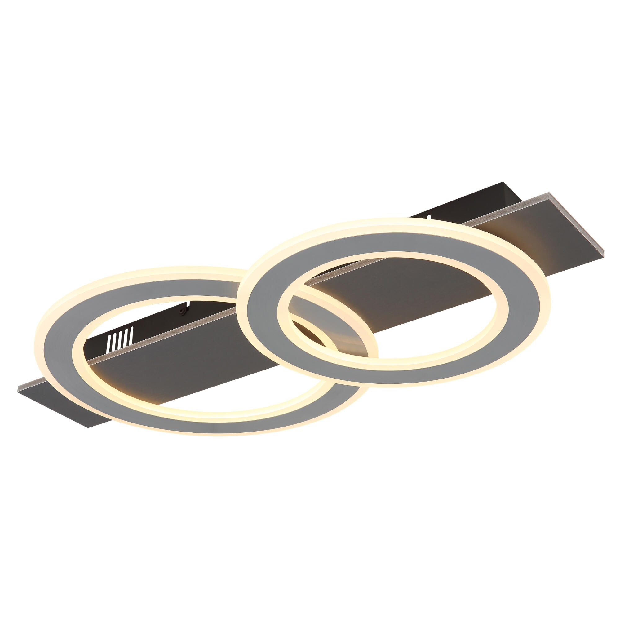Plafoniera LED Jayden, L 63 cm, 40 W, 2000 lm, lumina calda