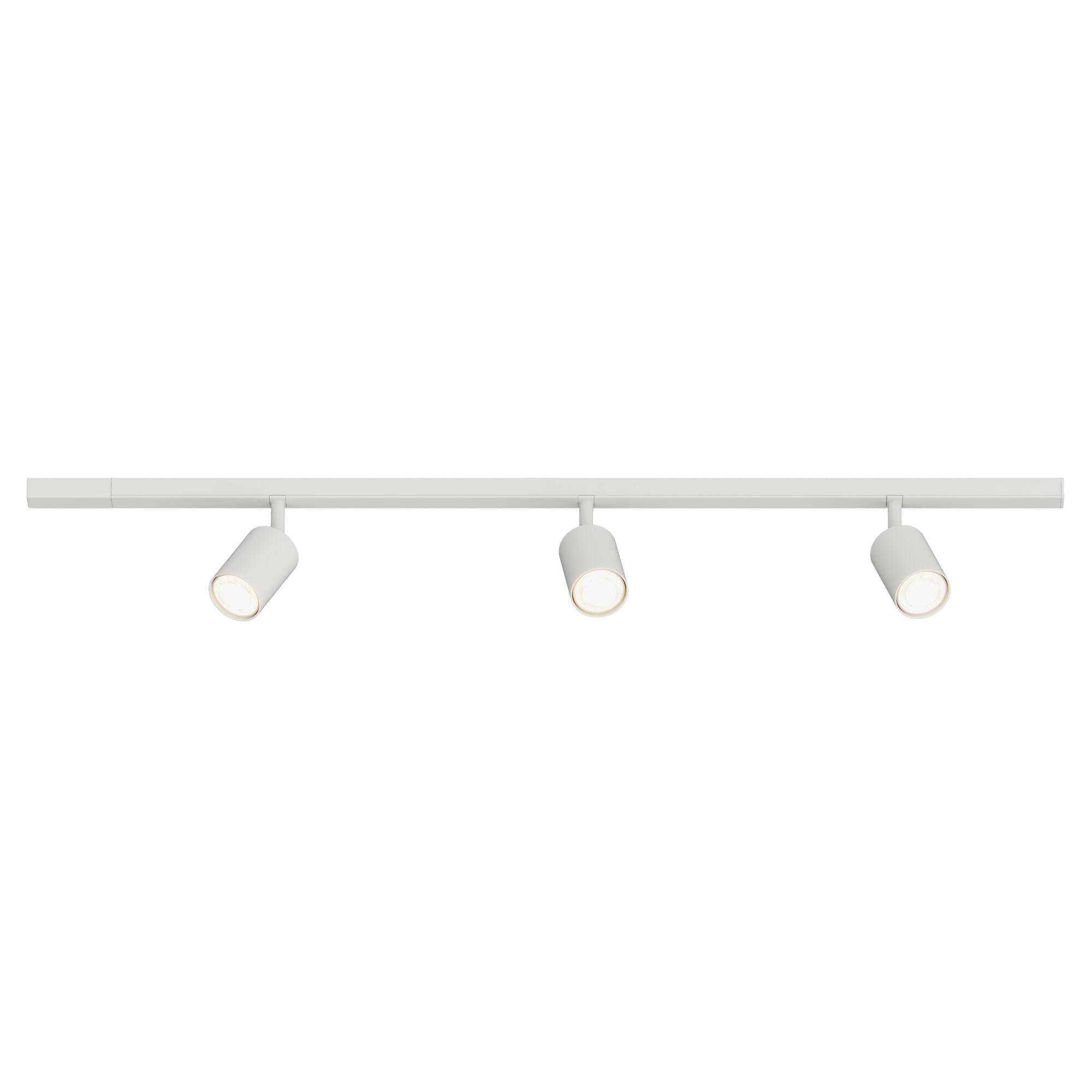 Set 3 spoturi pe sina Dataka, 3 x GU10, 5 W, sina 90 cm, alb | Leroy Merlin