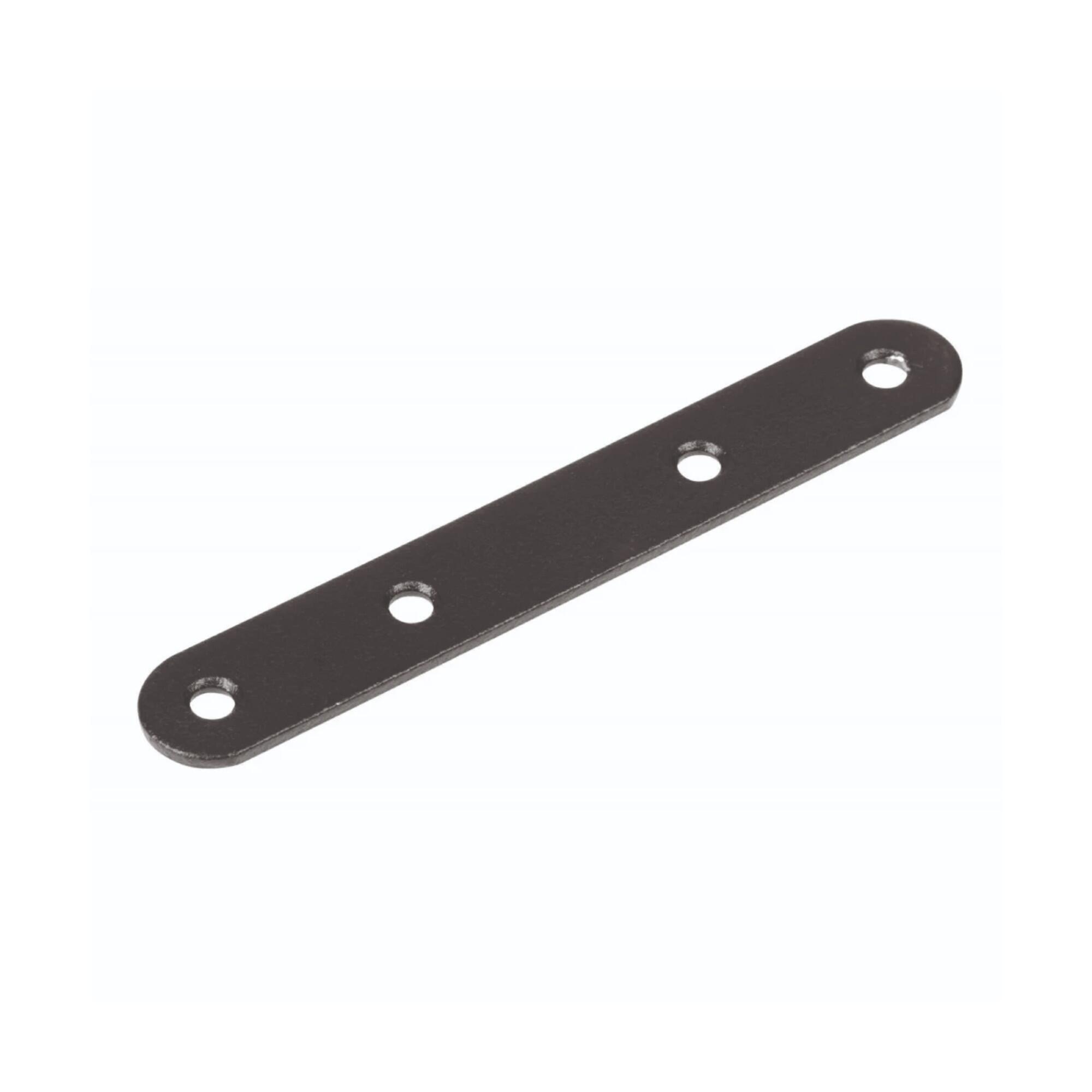 Banda asamblare, plata, zincat, 100 x 15 mm, negru