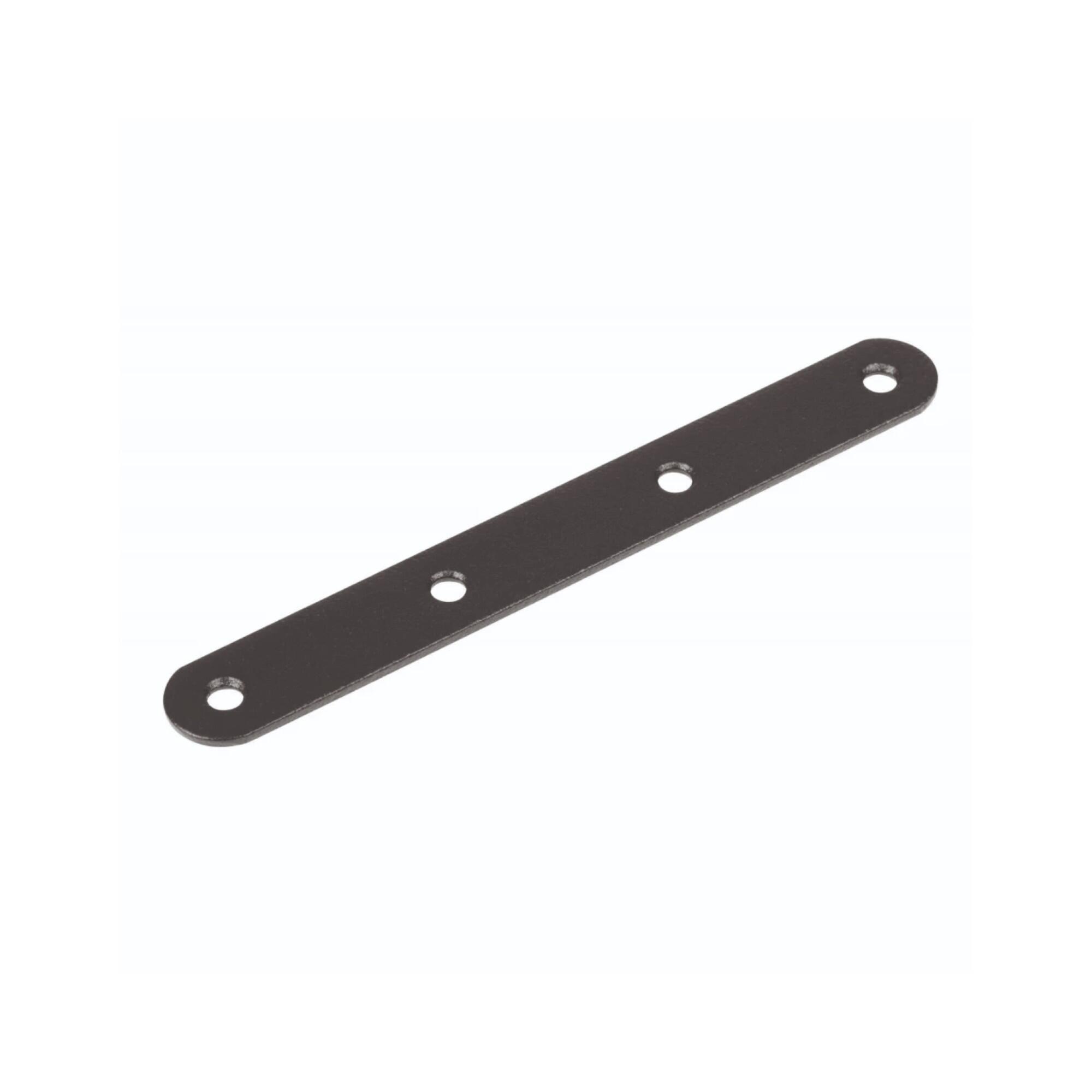 Banda asamblare, plata, zinc, 120 x 15 mm, negru