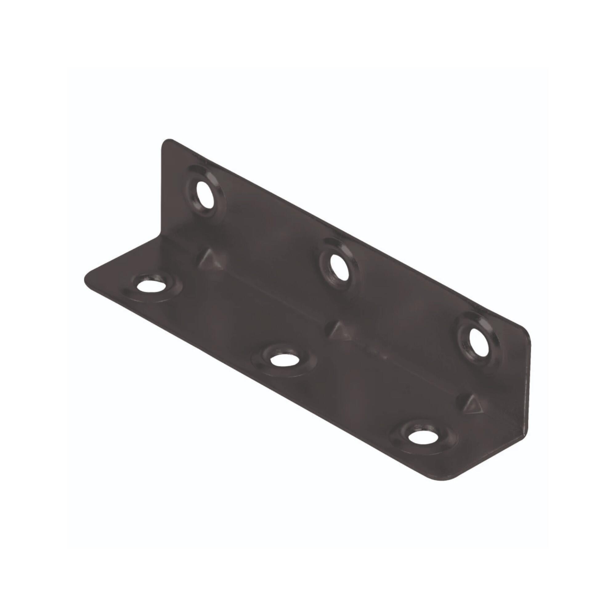 Coltar metalic, zincat, 21 x 21 x 86 mm, negru