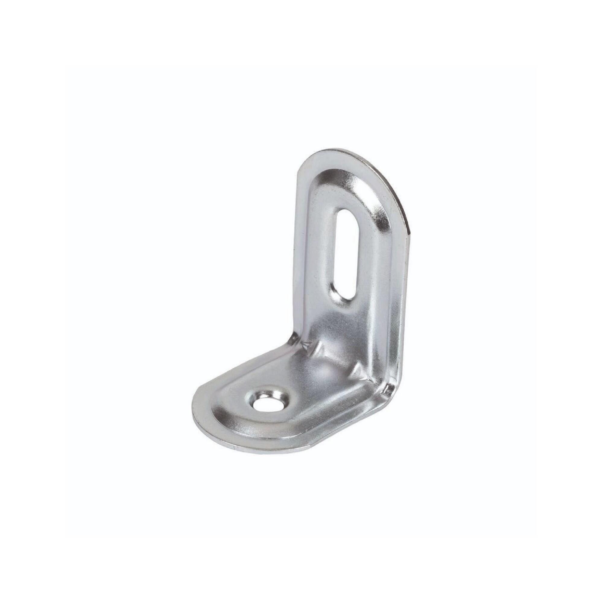 Coltar metalic, ajustabil, otel zincat, 30 x 28 x 28 mm, argintiu